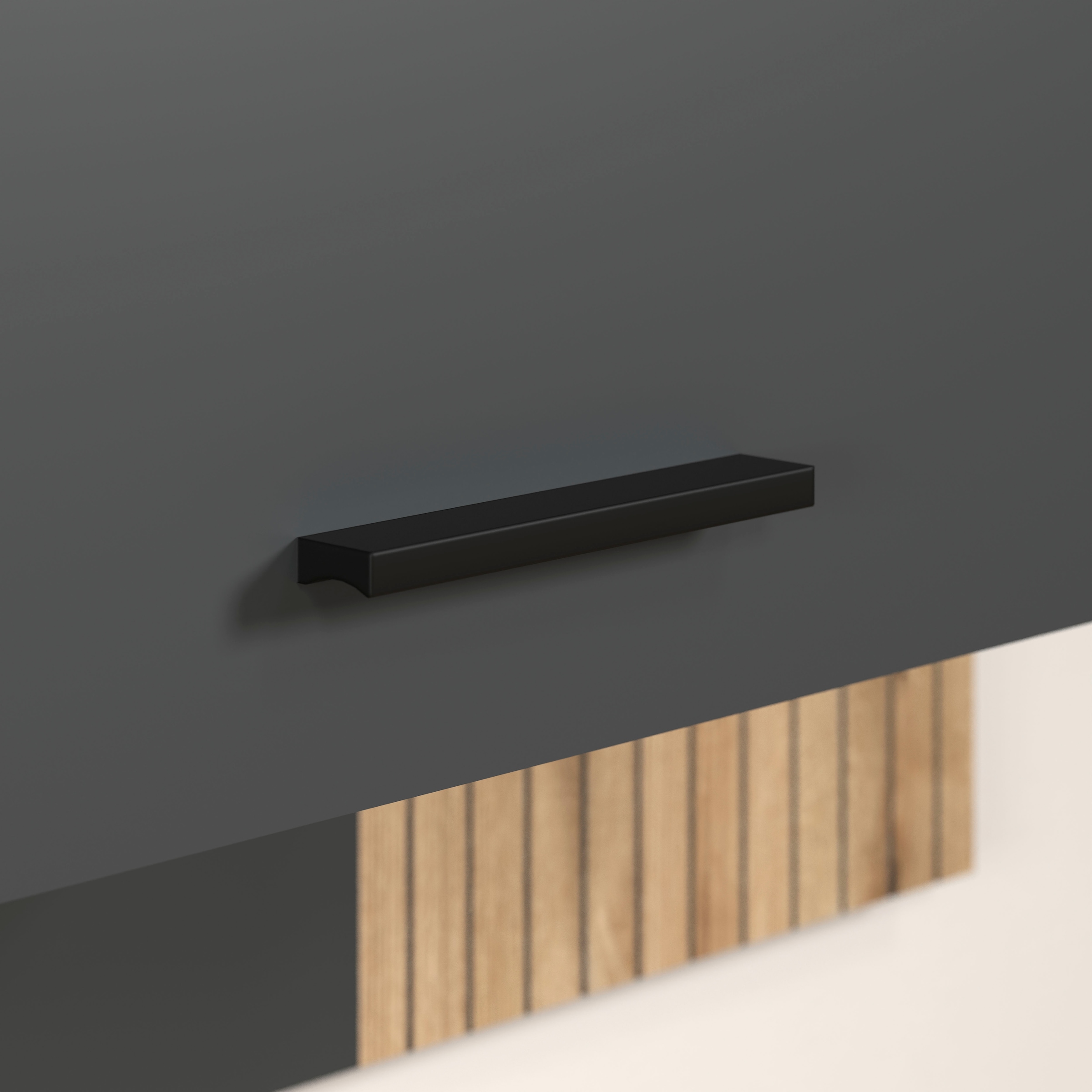 Home affaire Sideboard »Bajo« 1 Stk. tlg. Kommode mit 4 Türen und 1 Schubkasten – (B/T/H) 180/42/85 cm