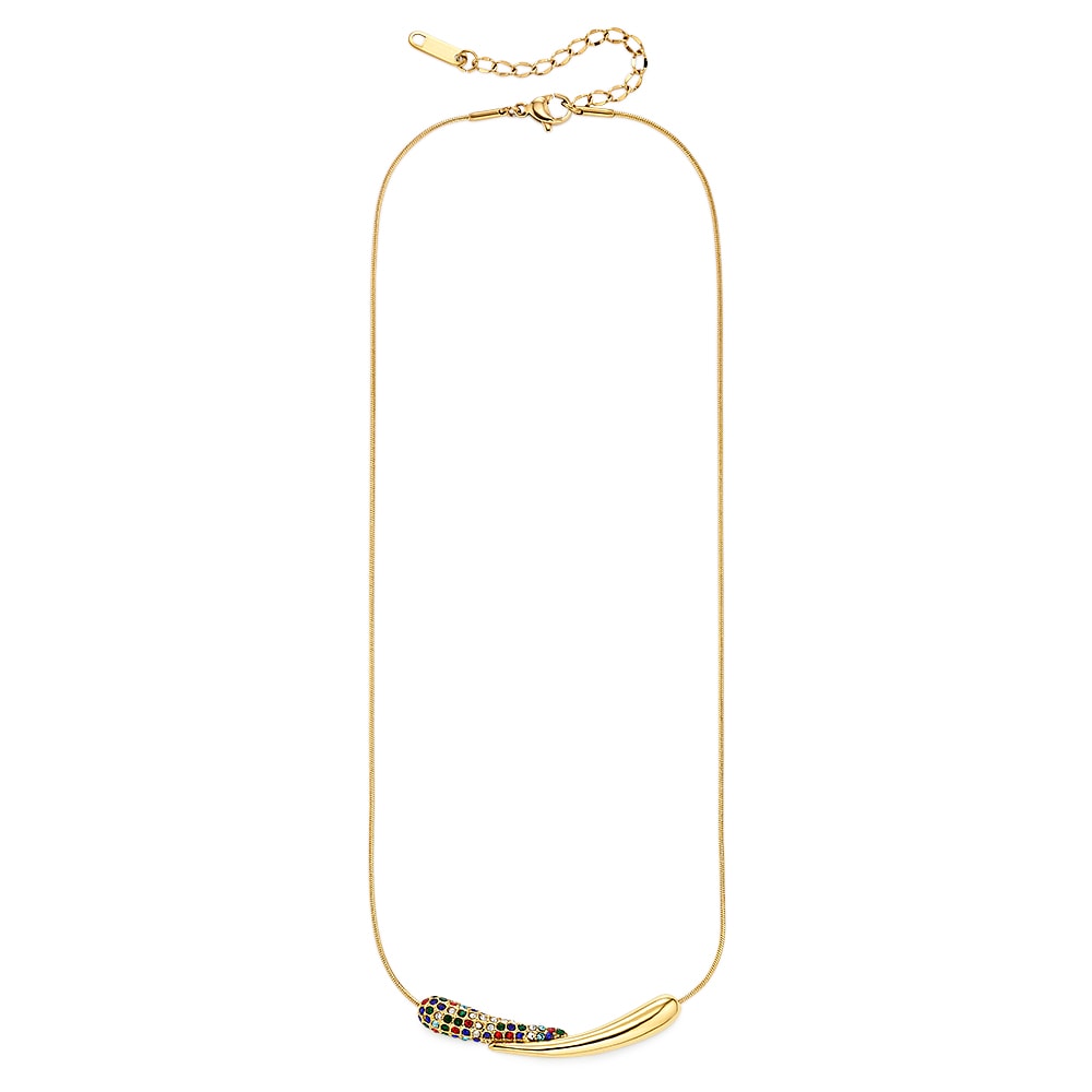 Firetti Kette mit Anhänger »Schmuck, Geschenk, Edelstahlkette gelbgoldfarben«, mit Zirkonia (synth.)