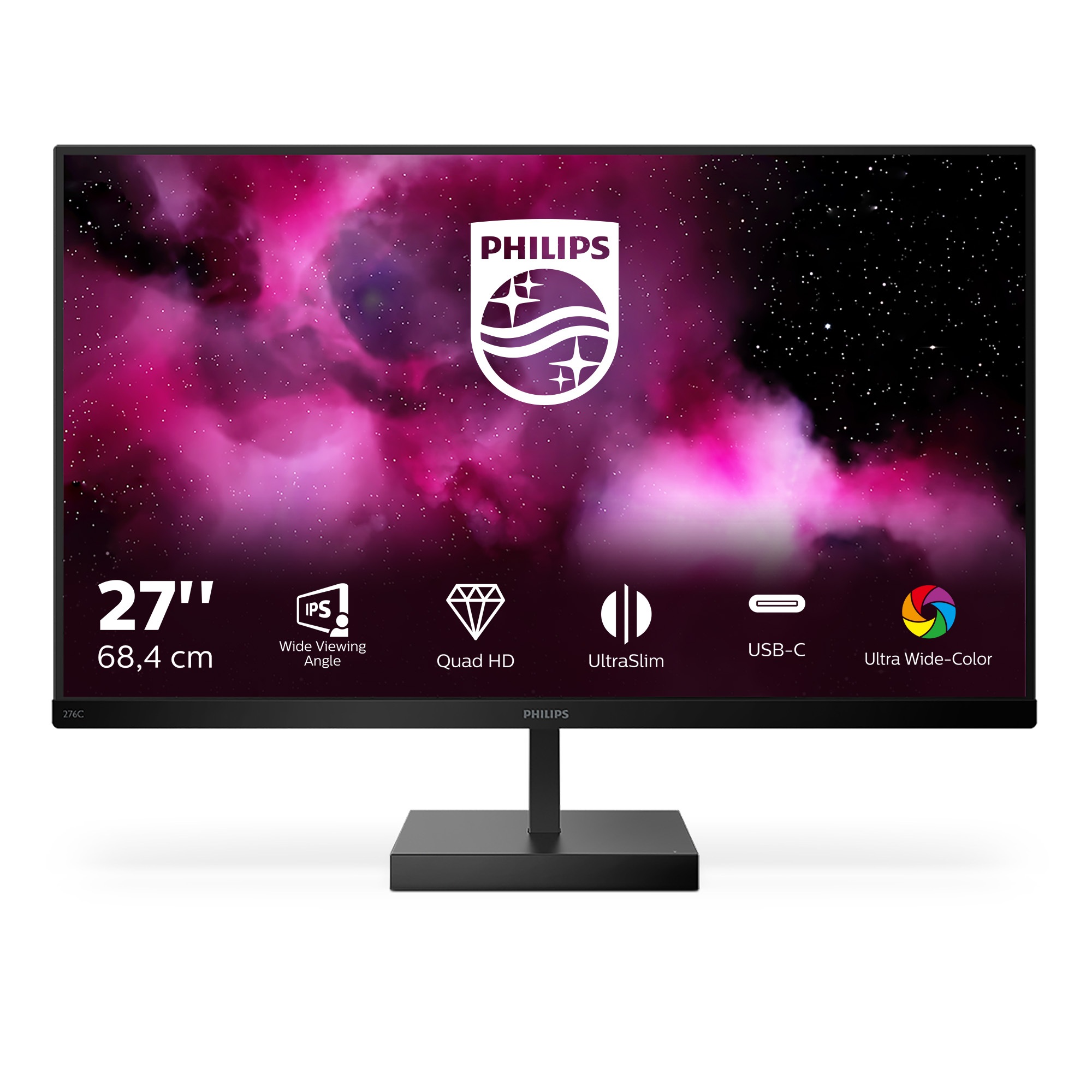 Philips LED-Monitor »276C8/00«, 68,47 cm/15 Zoll, 2560 x 1440 px, 4 ms Reaktionszeit, 75 Hz