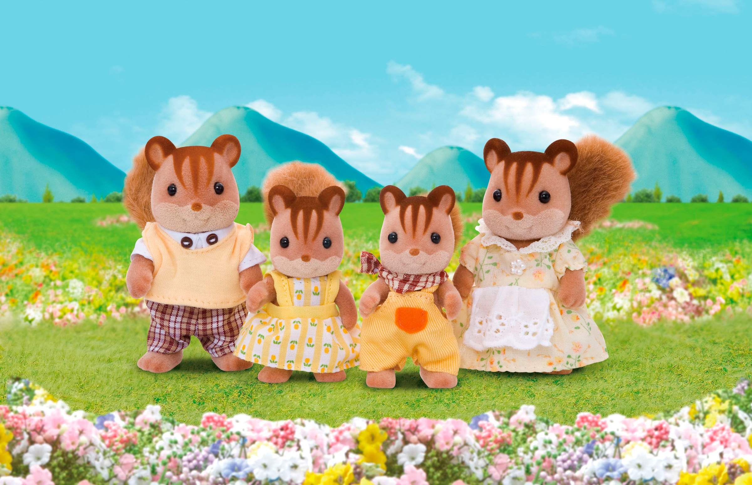Sylvanian Families Spielfigur »Spielset Eichhörnchen Familie (4172)«