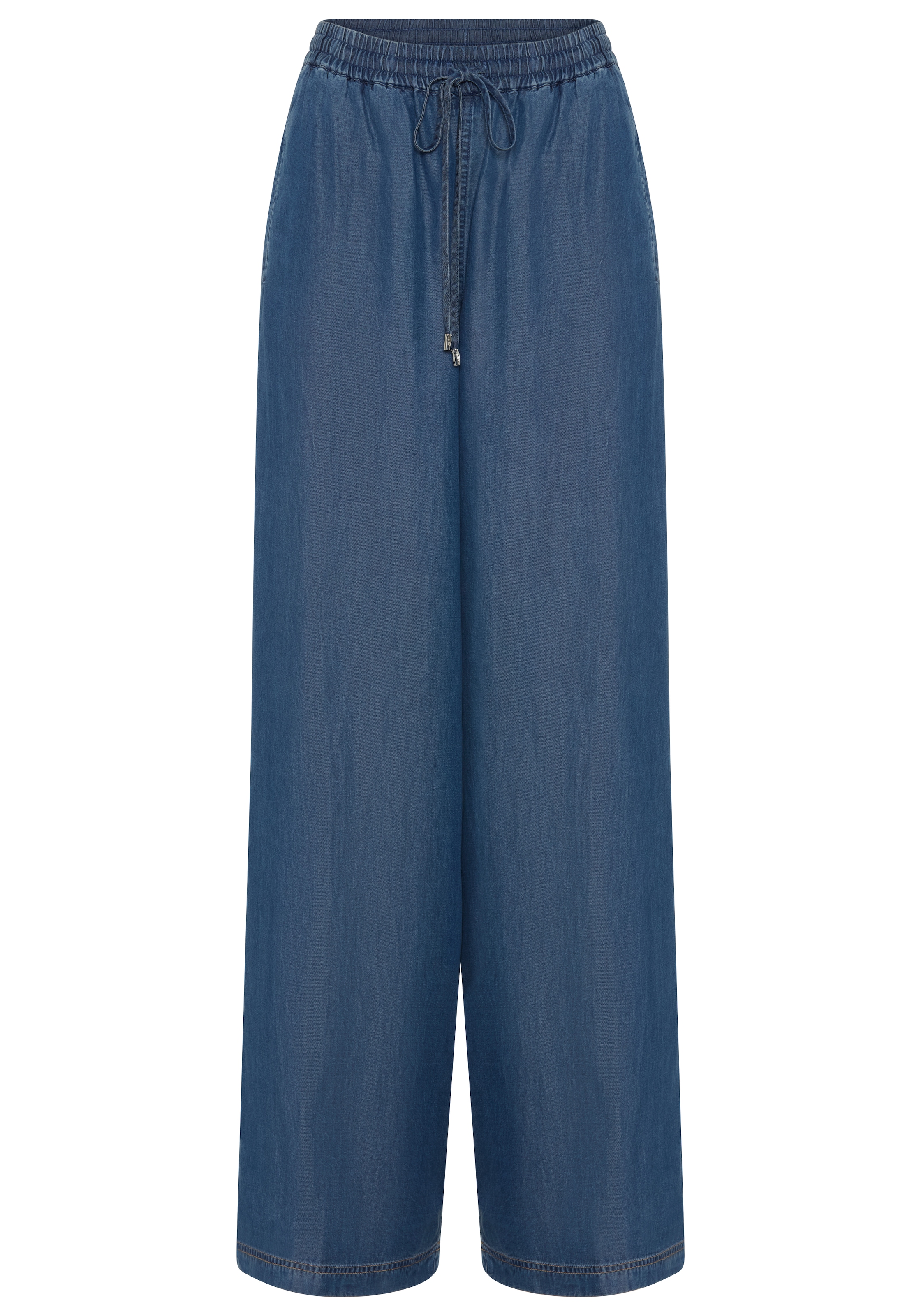 BOSS ORANGE Schlupfhose »Tanella Premium Damenmode«  Wide Leg, Denim Look