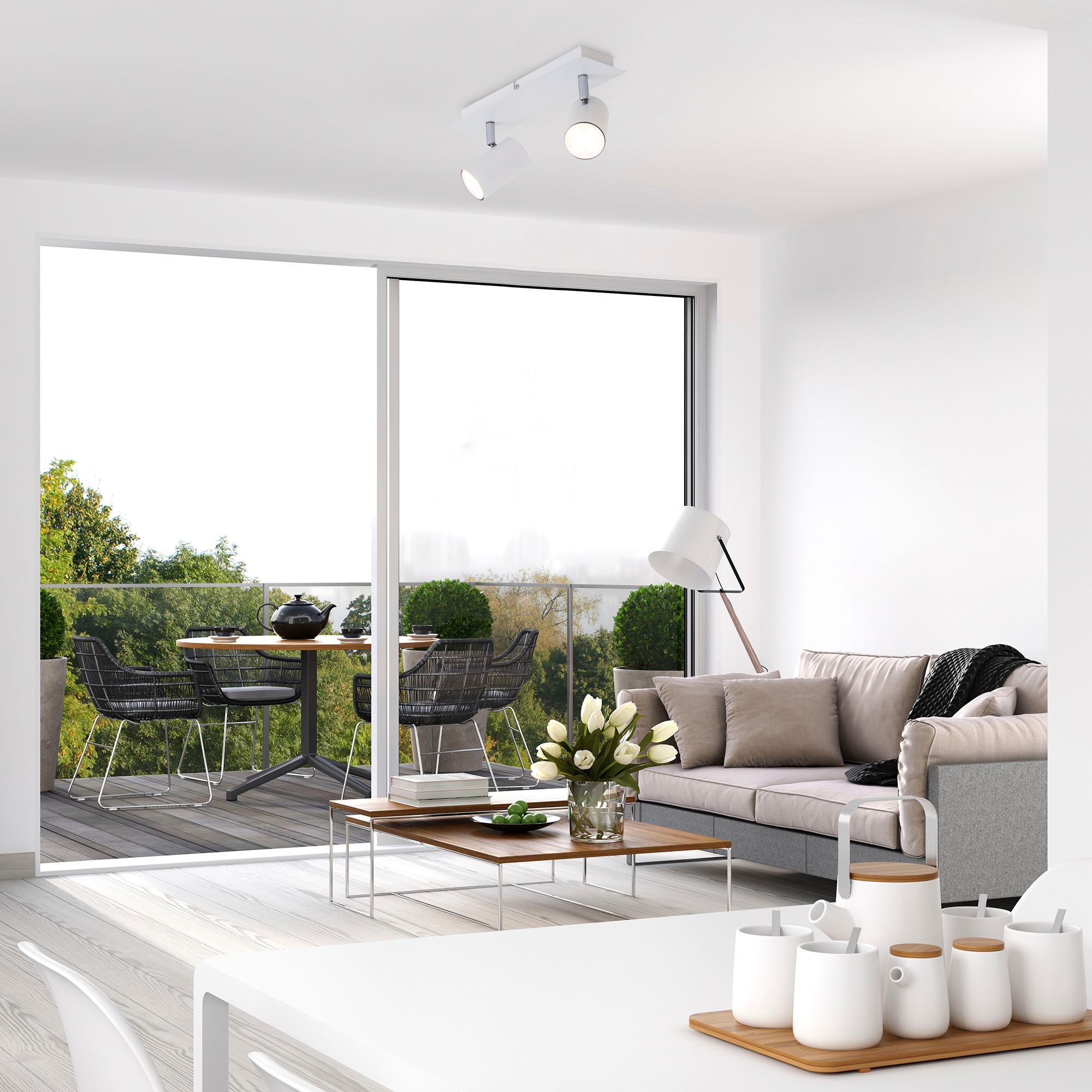 Briloner Leuchten LED Deckenspots »2857026 Run«, Leuchtmittel GU10   ohne L günstig online kaufen