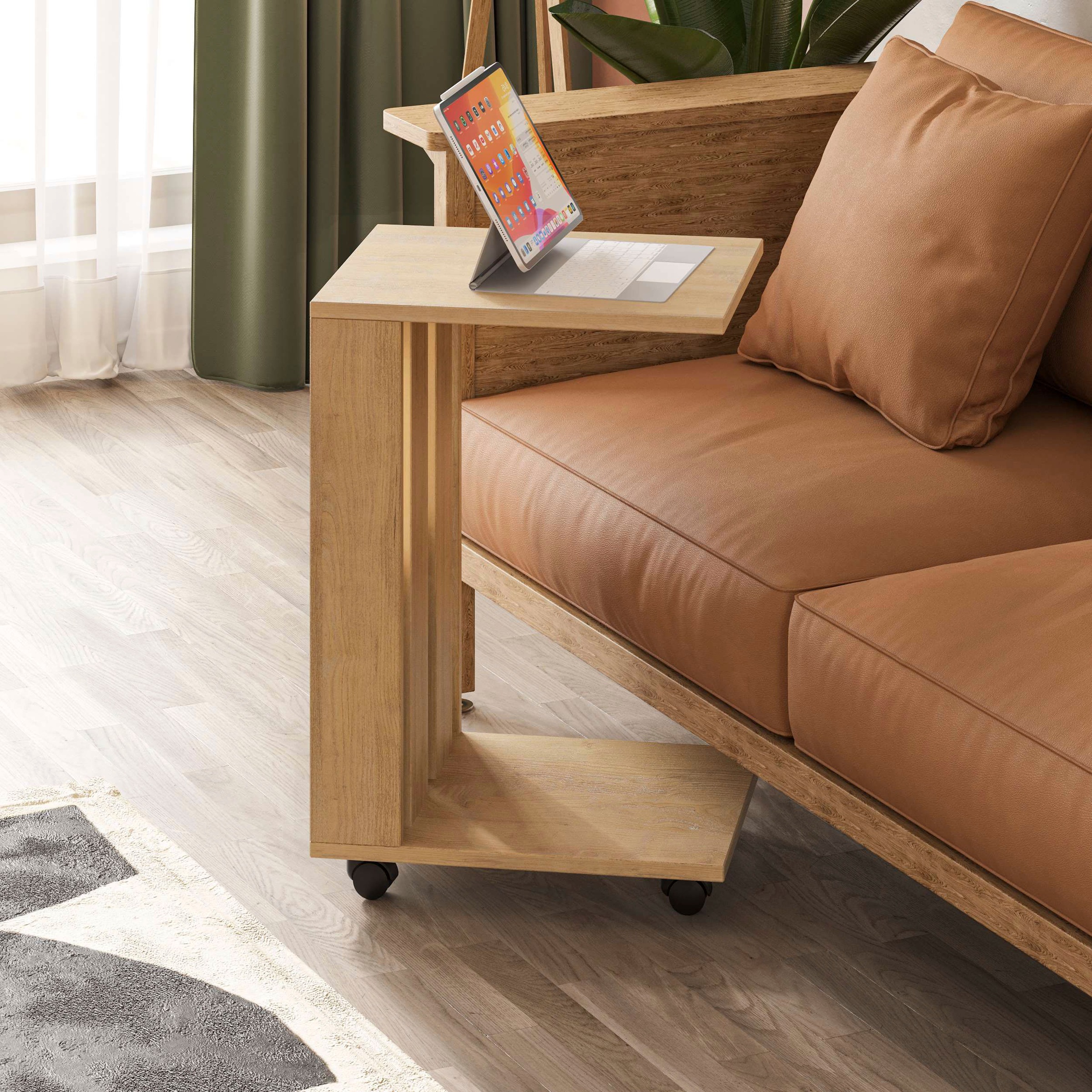 Decortie Beistelltisch »EDI BEISTELLTISCH«, (Packung, 1 St.), Leichte Montage, Lagerung, Platzsparend