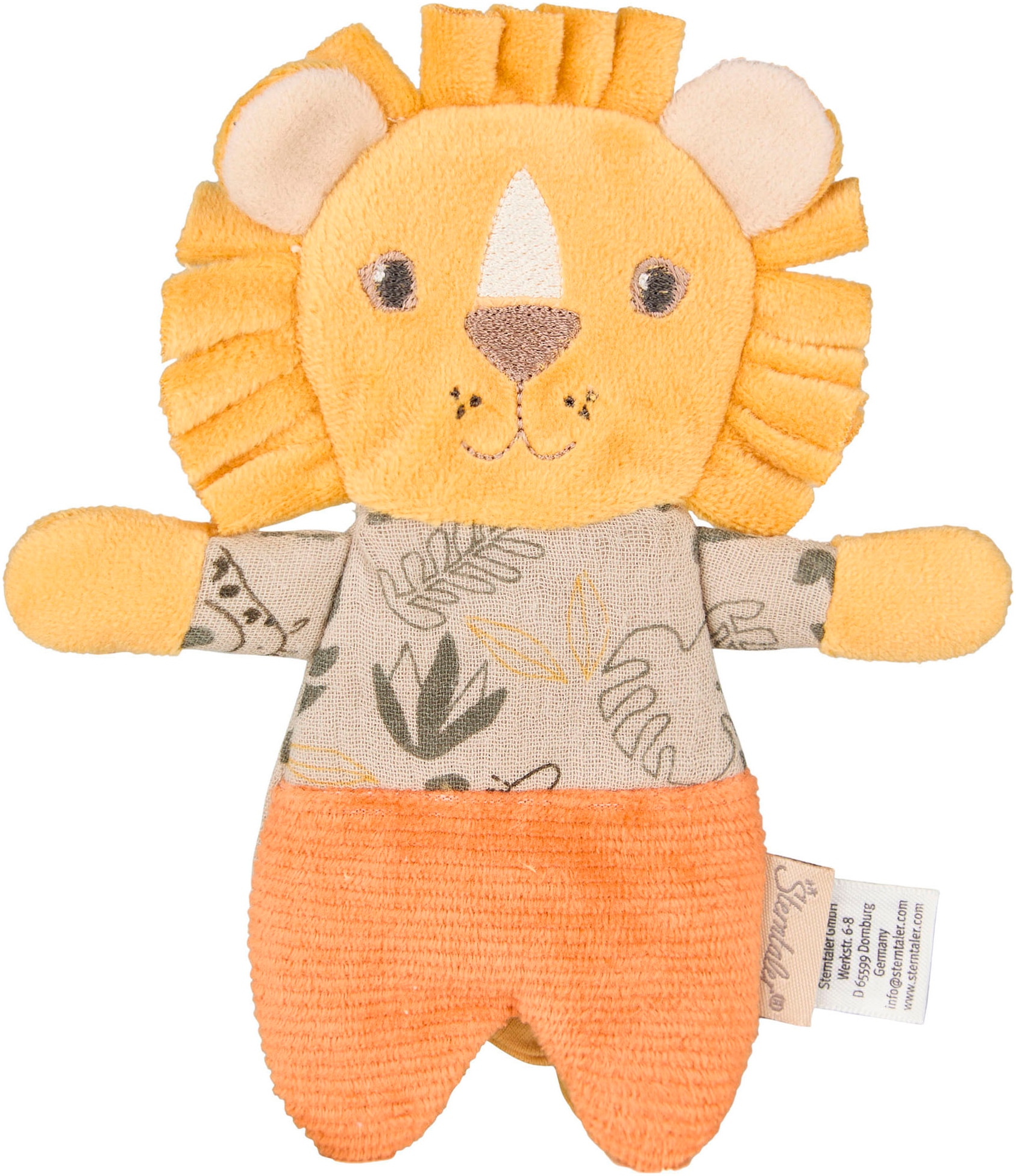 Sterntaler® Greifspielzeug »Knistertier und Greifling Löwe Leo«