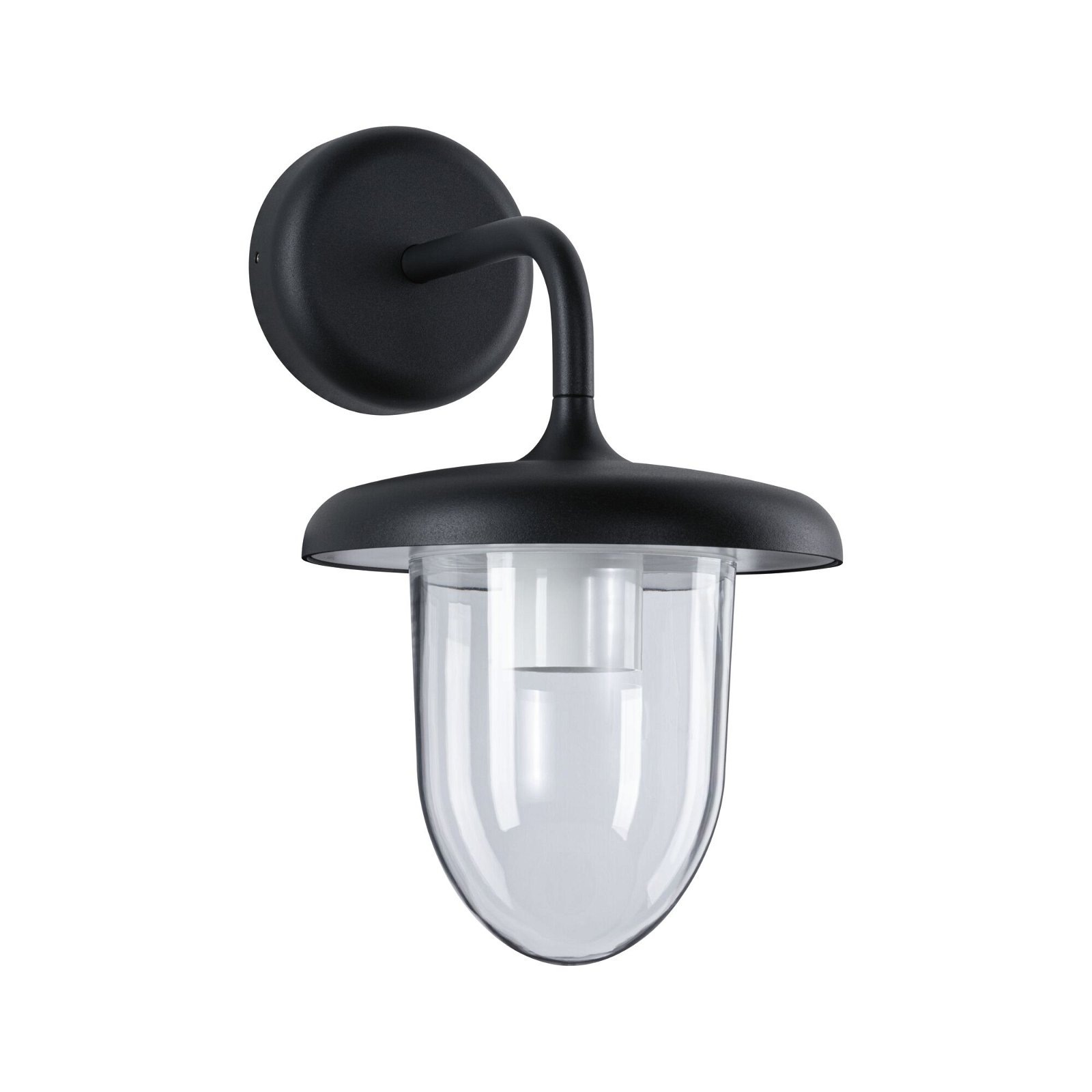 Paulmann LED Außen-Wandleuchte »Vintario IP44 rund 180x250mm max. 20W 230V Anthrazit Aluminium«, 1 flammig, Leuchtmittel E27 | ohne Leuchtmittel, seewasserresistent