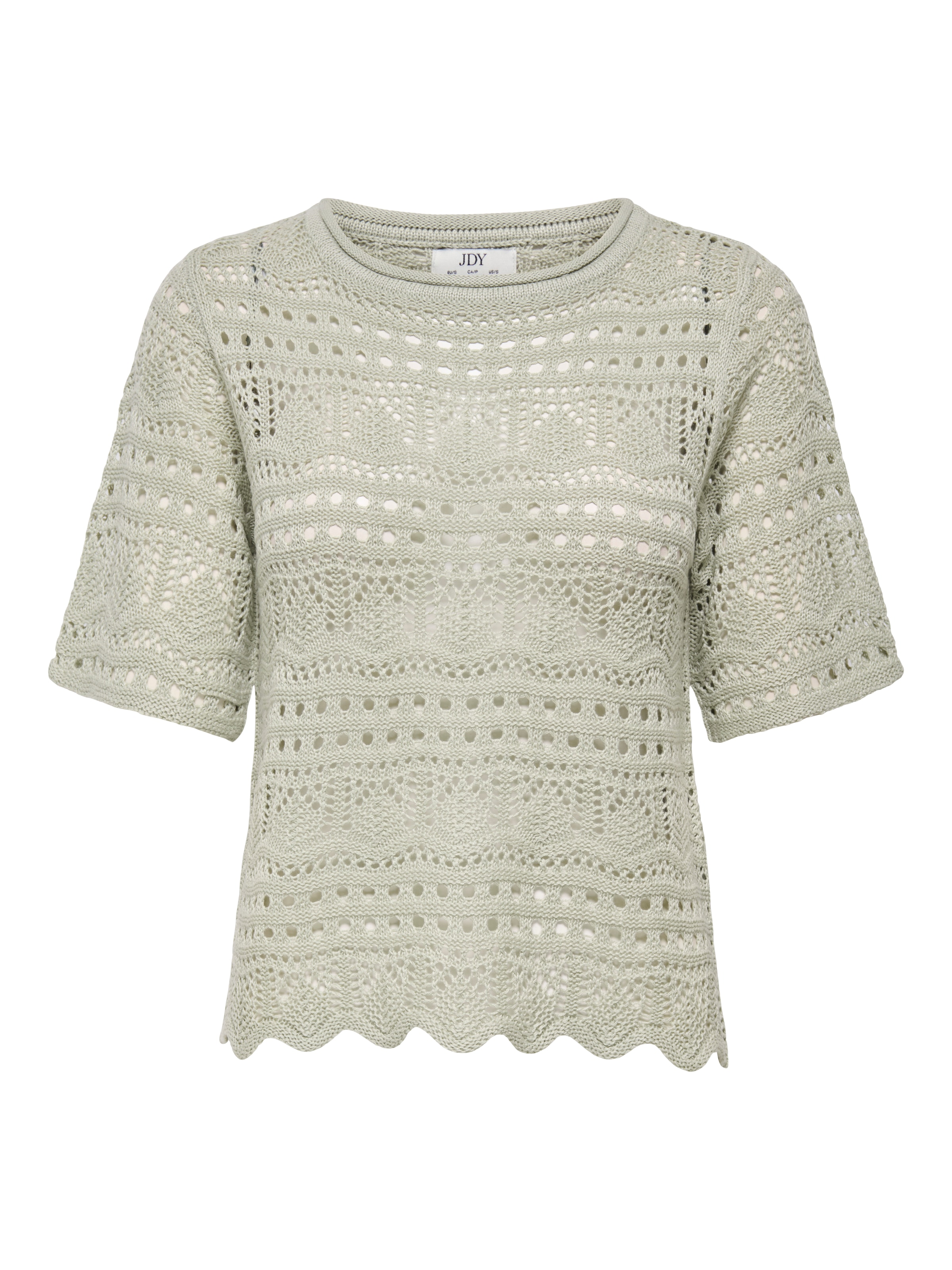 JDY Kurzarmpullover »JDYSUN LAY 2/4 PULLOVER KNT NOOS« Strukturstrick