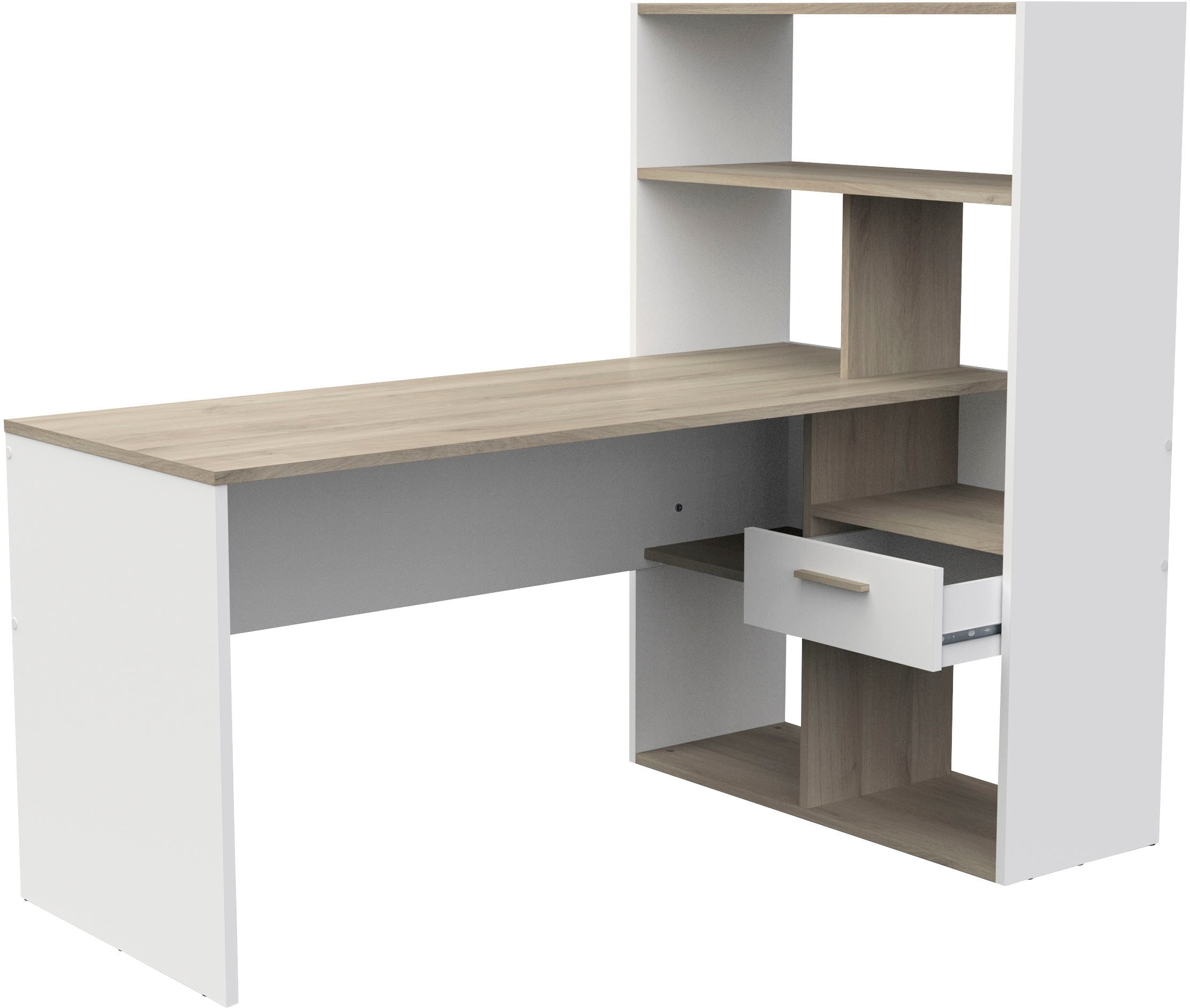 Demeyere GROUP Schreibtisch »Strate«, Schreibtisch Regal 1 Schublade