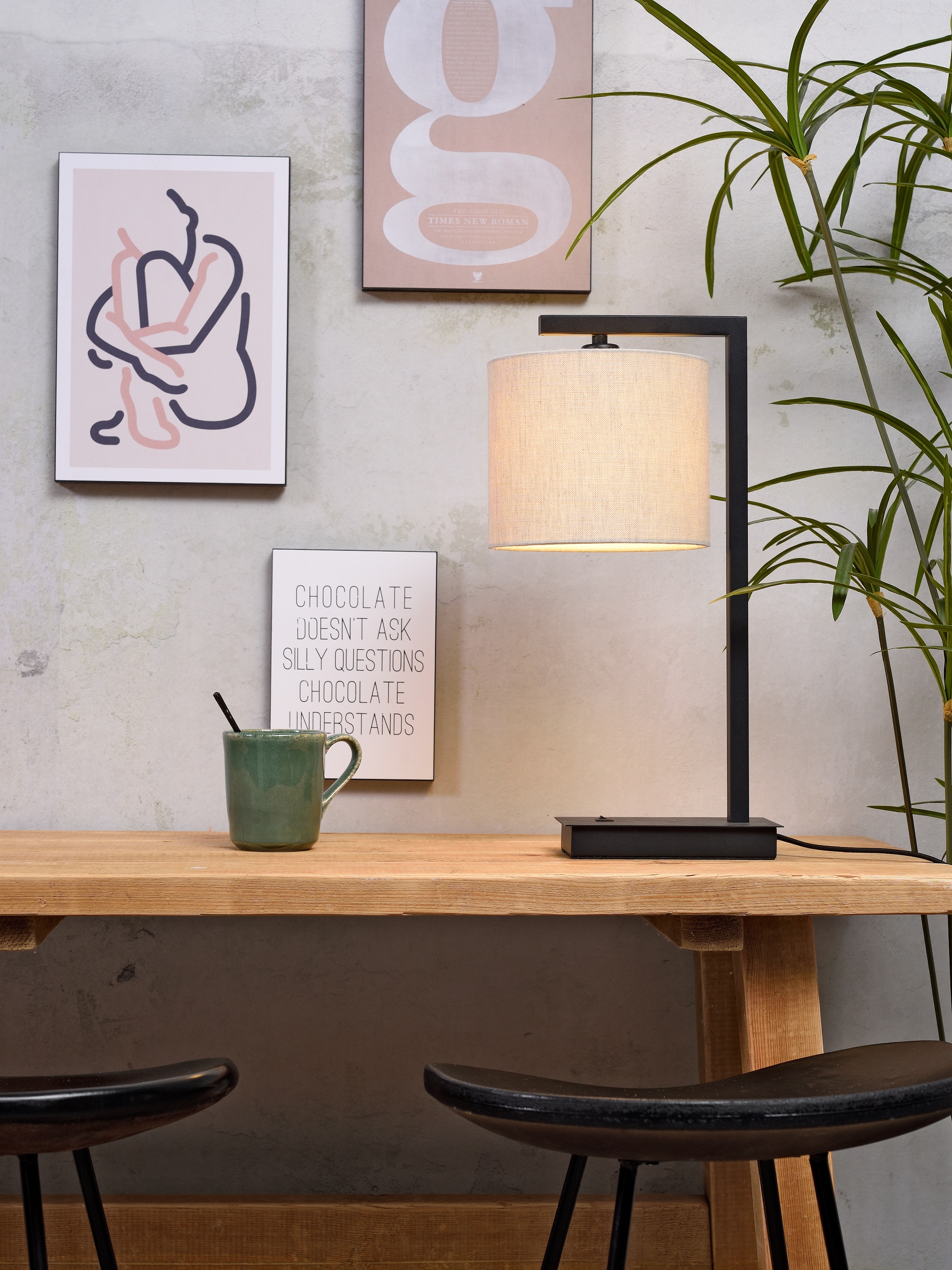 it's About RoMi Tischleuchte »Boston«, 1 flammig, Leuchtmittel E14 | LED wechselbar