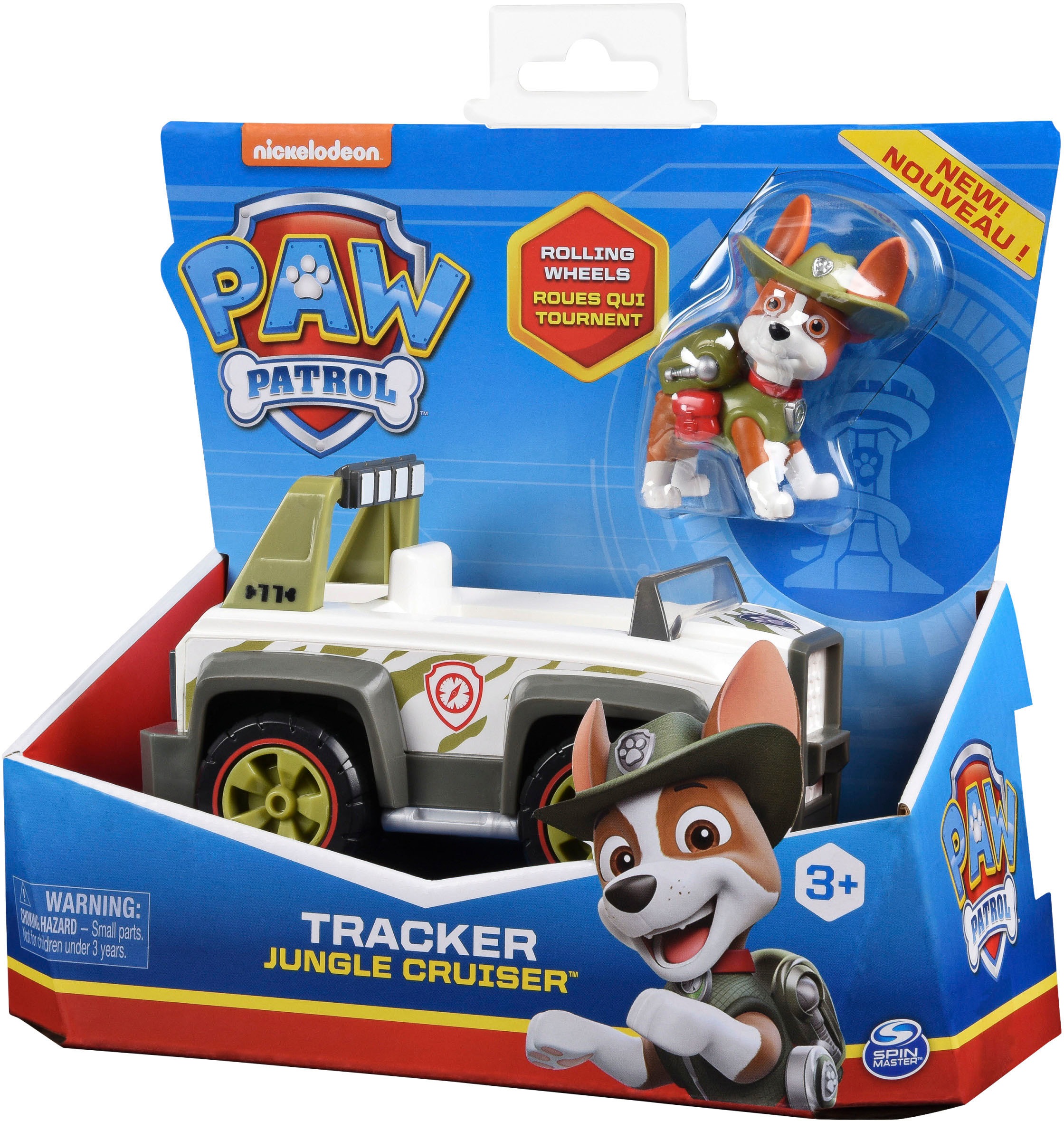 Spin Master Spielzeug-Auto »PAW Patrol, Dschungel-Fahrzeug mit Tracker-Figur«