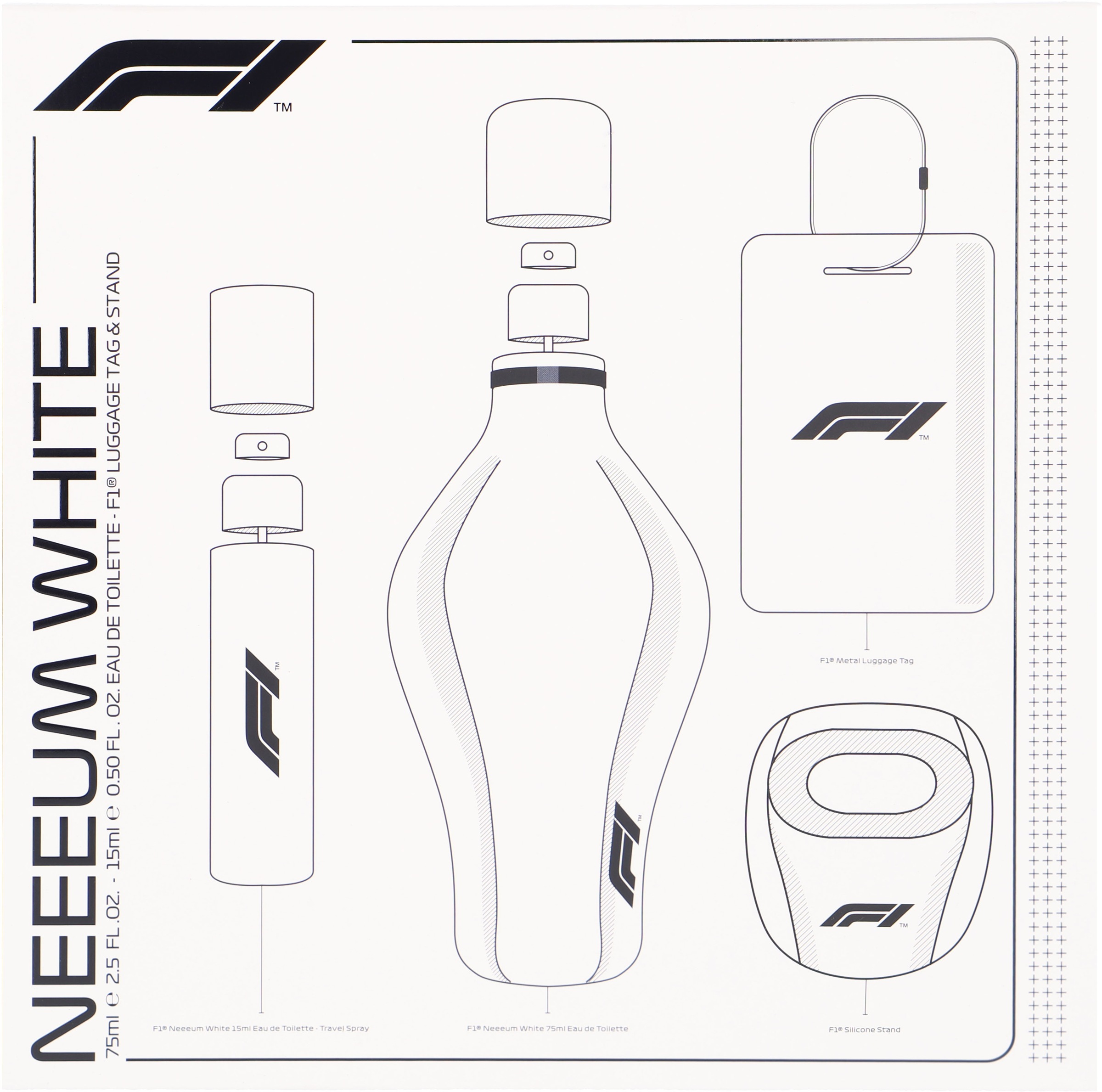 F1 Duft-Set »Neeeum White«, (Set, 4 tlg.)