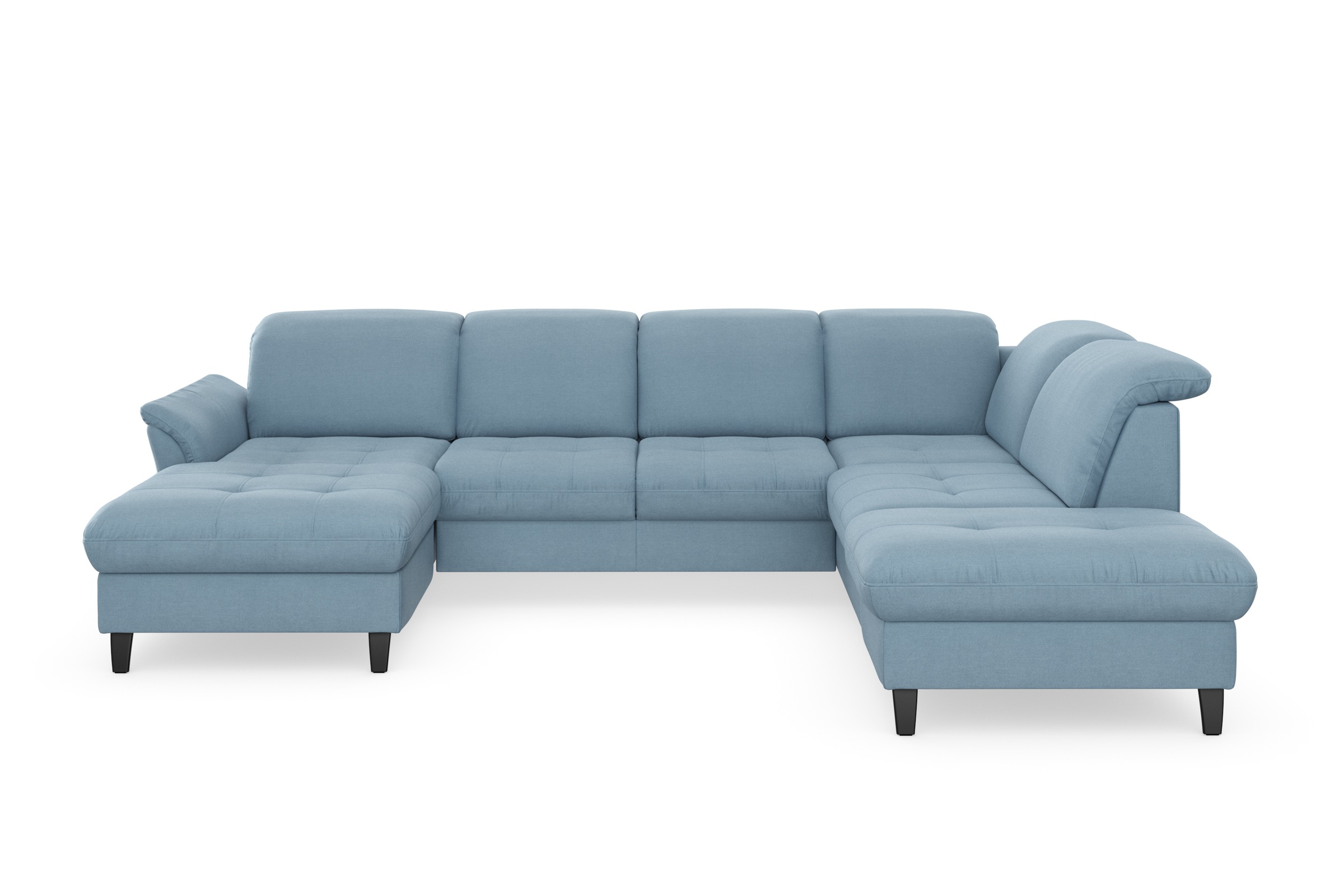 sit&more Wohnlandschaft »Maggiore U-Form«, wahlweise mit Kopfteilverstellung, Bettfunktion und Stauraum