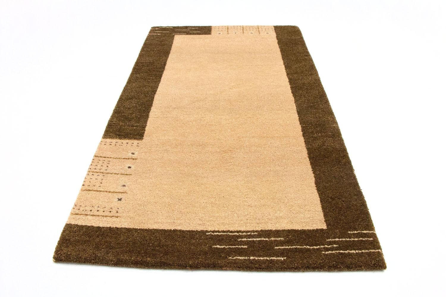 morgenland Wollteppich »Gabbeh Teppich handgeknüpft beige«, rechteckig, 18 günstig online kaufen