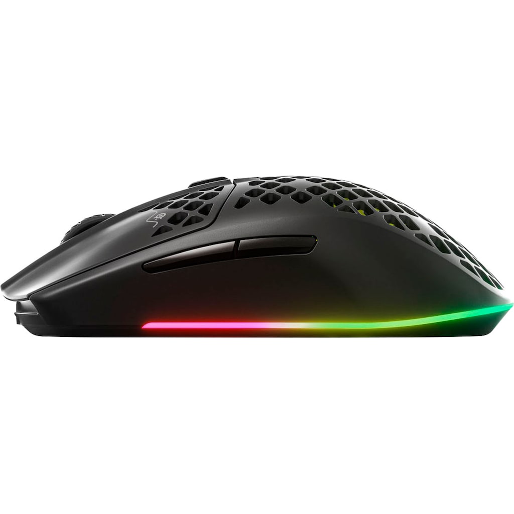 SteelSeries Maus »Aerox 3 Wireless (2022) Onyx«, RF Wireless-Bluetooth