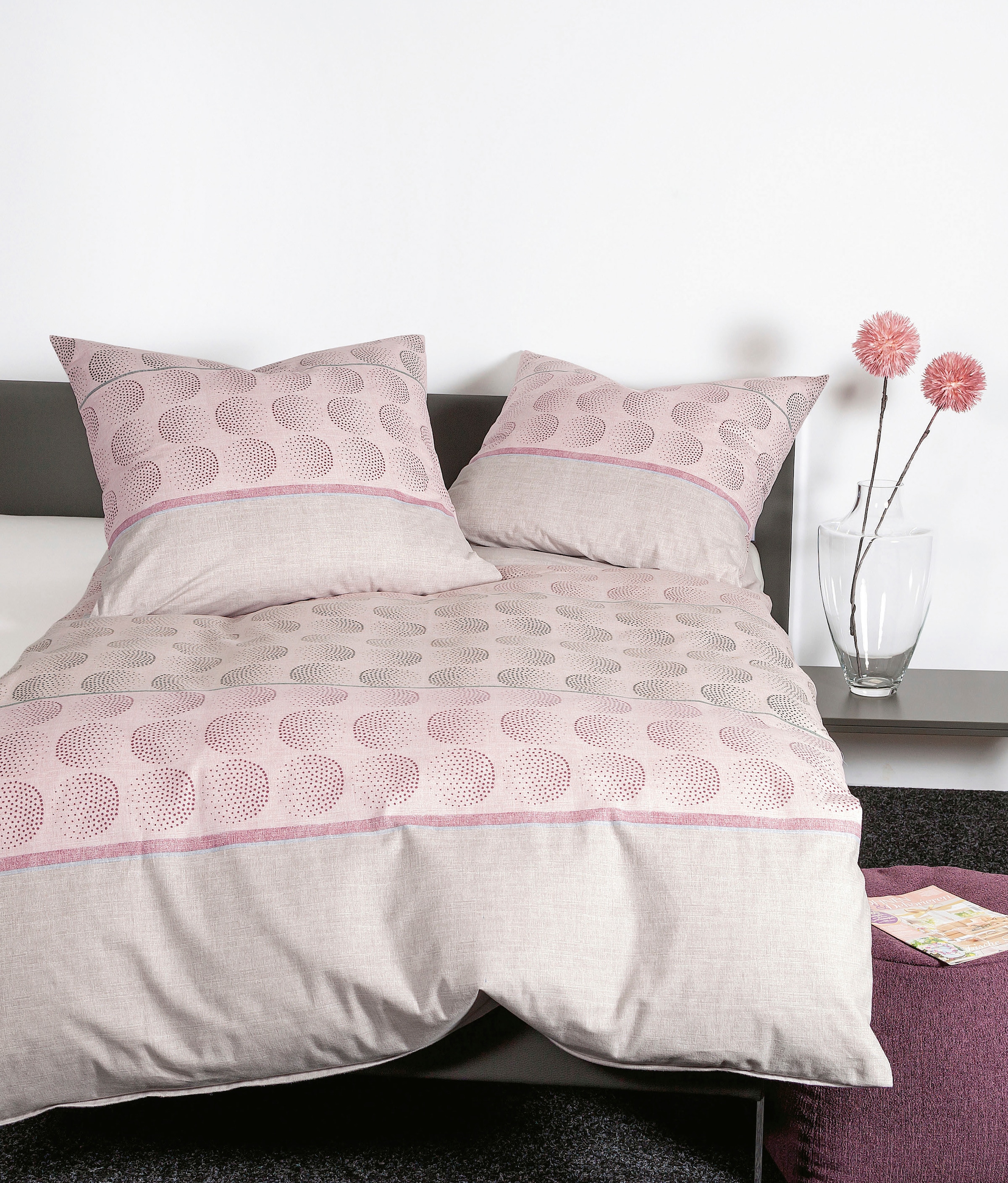 Janine Wendebettwäsche "DAVOS65155 05" mit Reißverschluss günstig online kaufen
