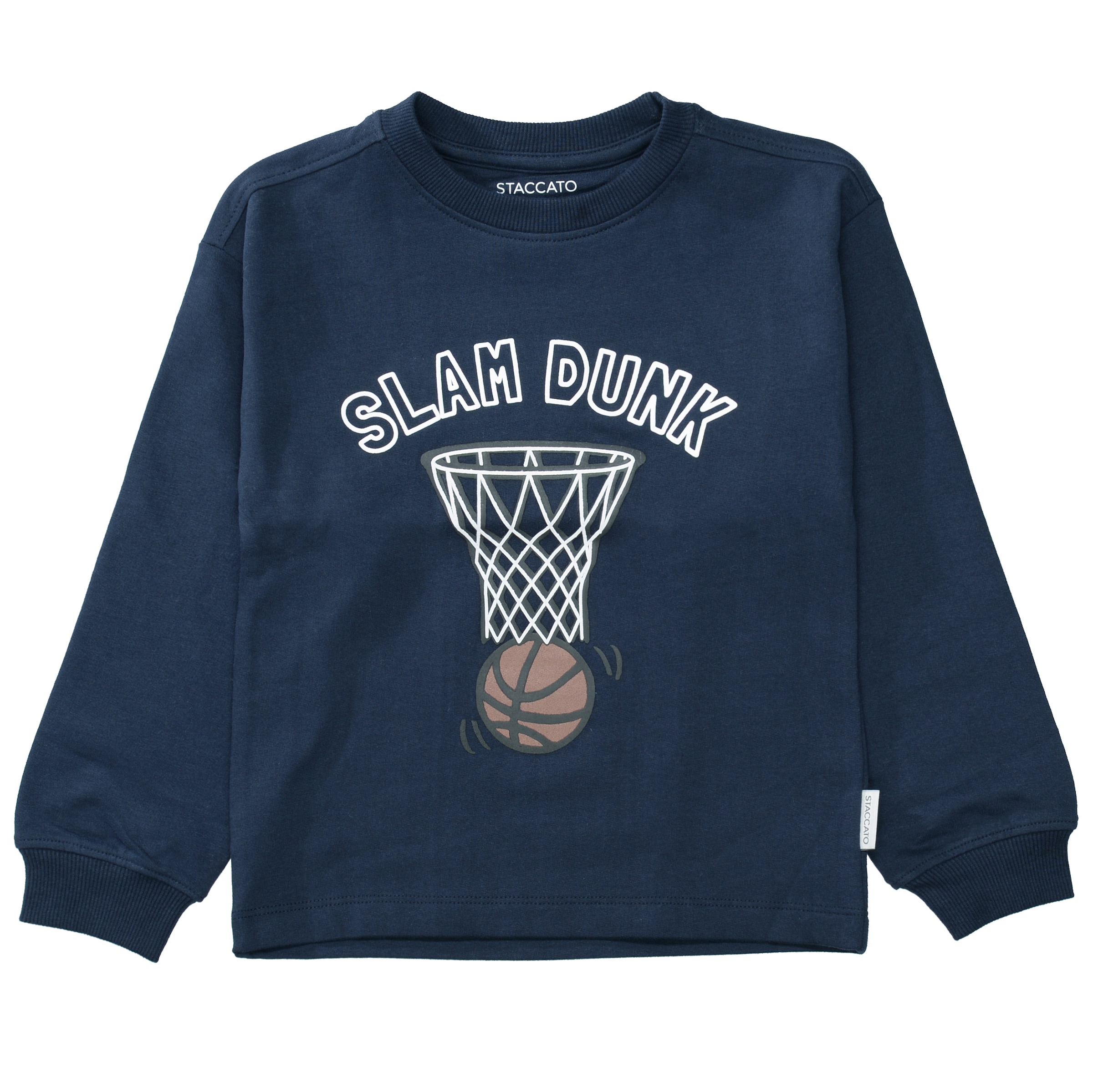 STACCATO Langarmshirt Packung, 2 2er Pack Sweater / Basketball-Motive / für Boys