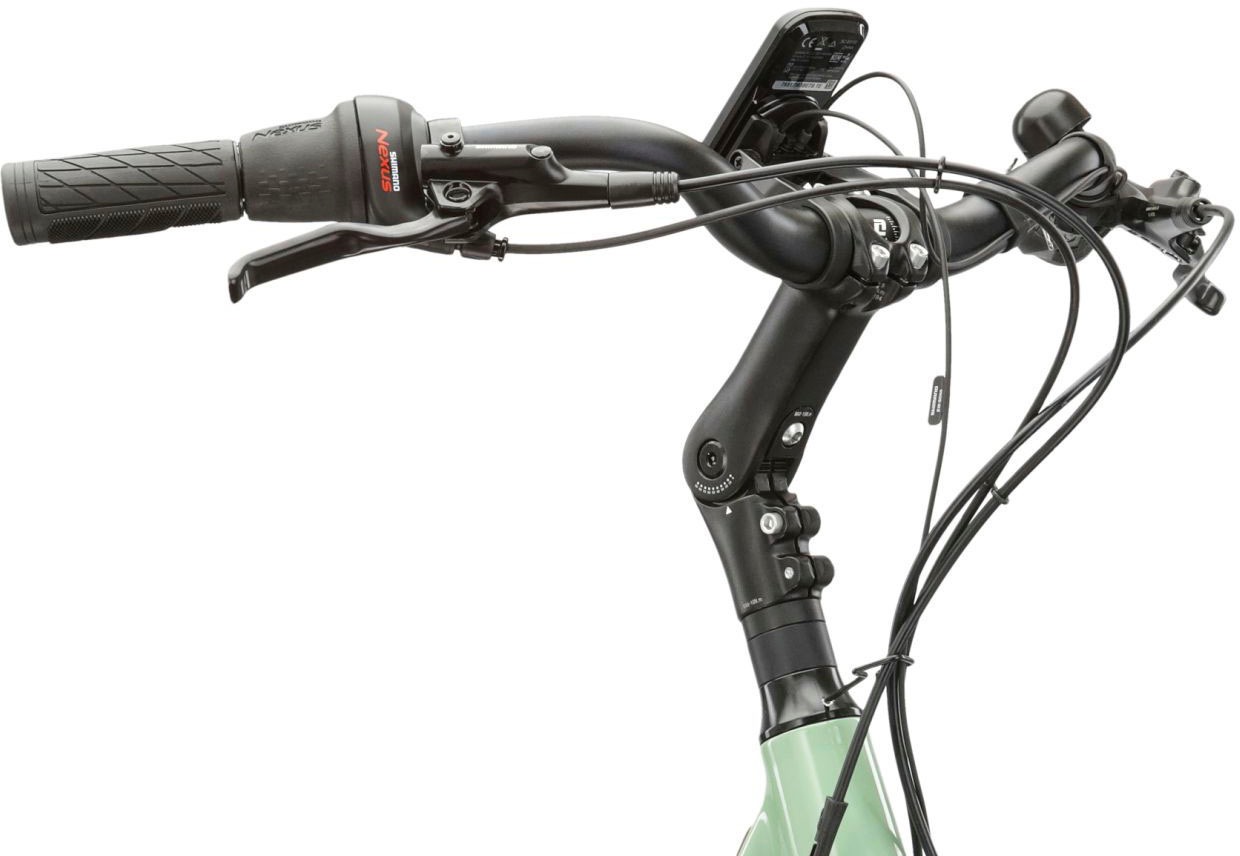 Kross E-Bike »E-Citybike Sentio Hybrid 4.0 28 Zoll grün«, 7 Gang, Shimano, NEXUS, Mittelmotor 250 W