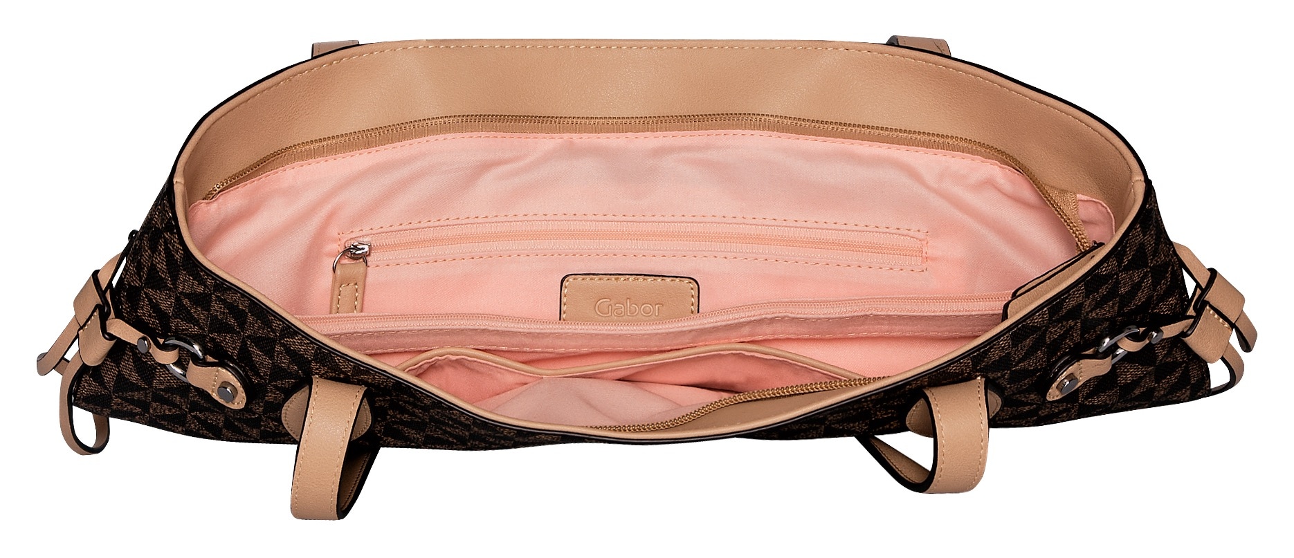 Gabor Shopper »Barina«, aus Lederimitat mit charakteristischem All-Over-Druck und Metall Logo