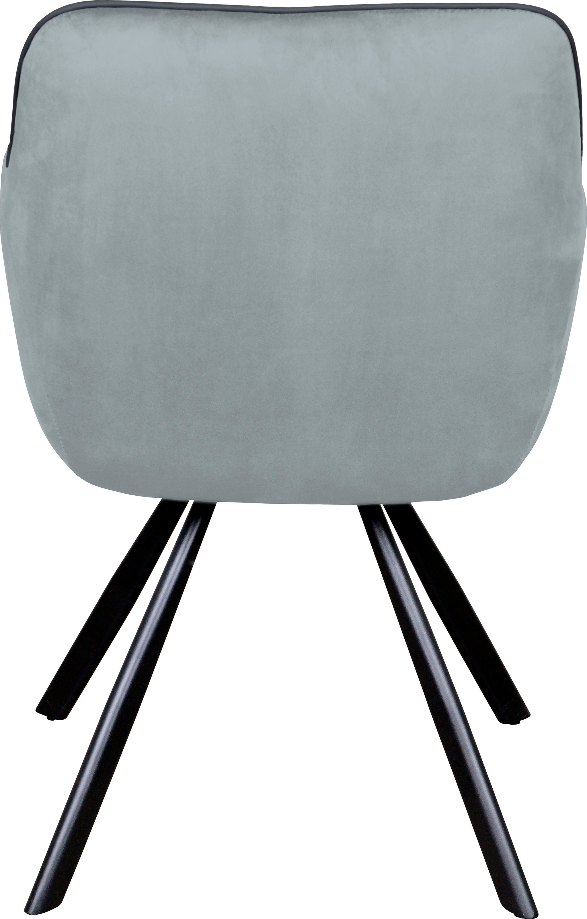 Kayoom Polsterstuhl »Stuhl Eann 125, Stuhl im Retro-Design, edles Design«, 1 St., stilvoll, pflegeleicht, samtweicher Stoffbezug, edles Design