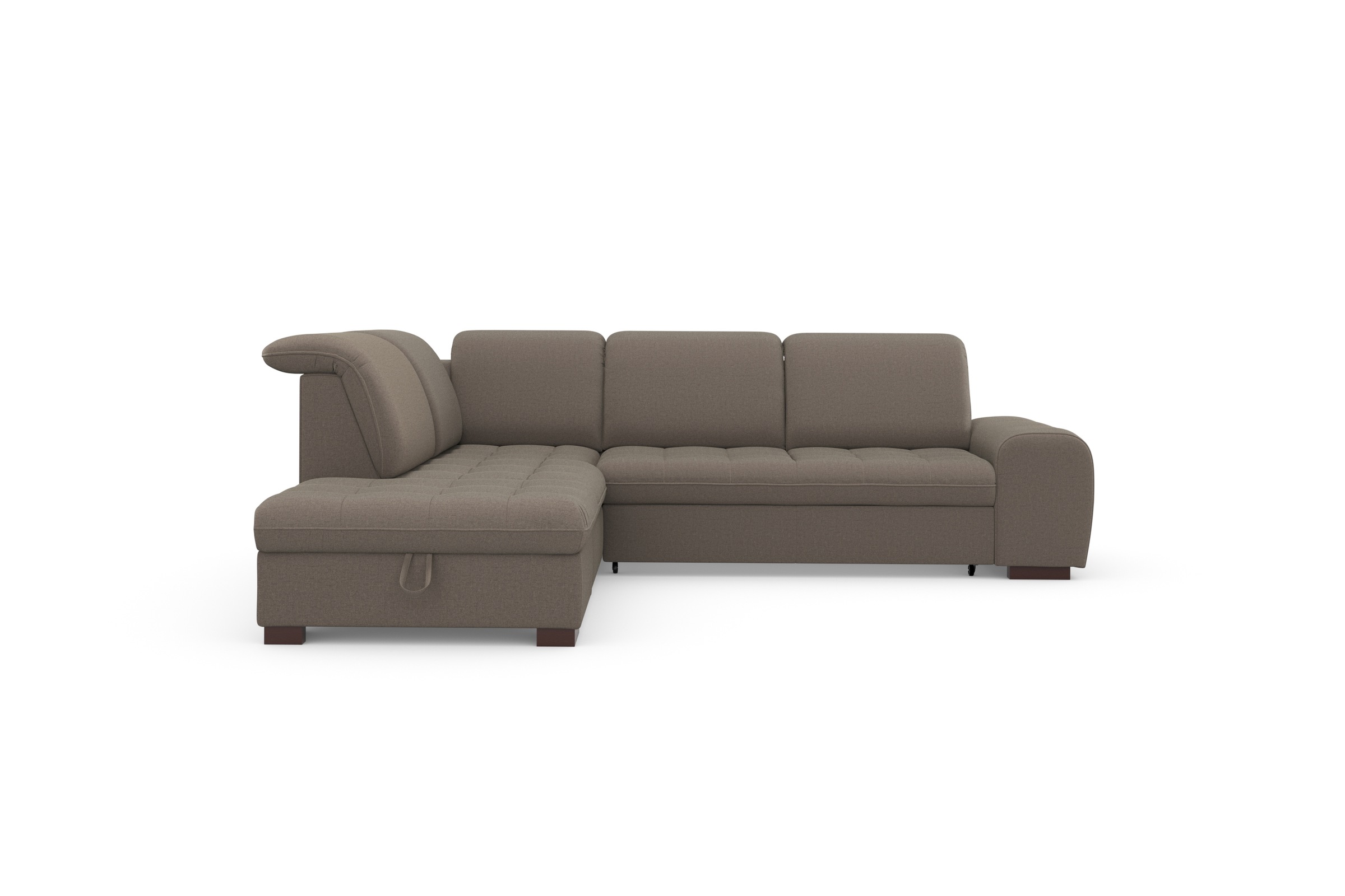 sit&more Ecksofa »Luxor L-Form«, wahlweise mit Bettfunktion, Stauraum und Kopfteilverstellung