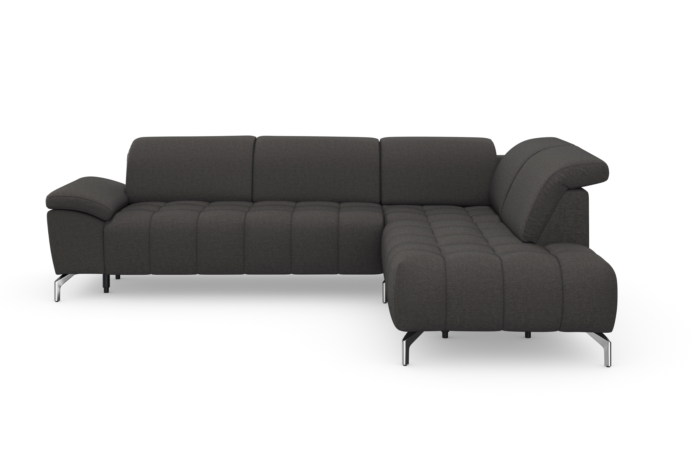 sit&more Ecksofa »Cool L-Form«, wahlweise mit Kopfteilverstellung und Vorzi günstig online kaufen