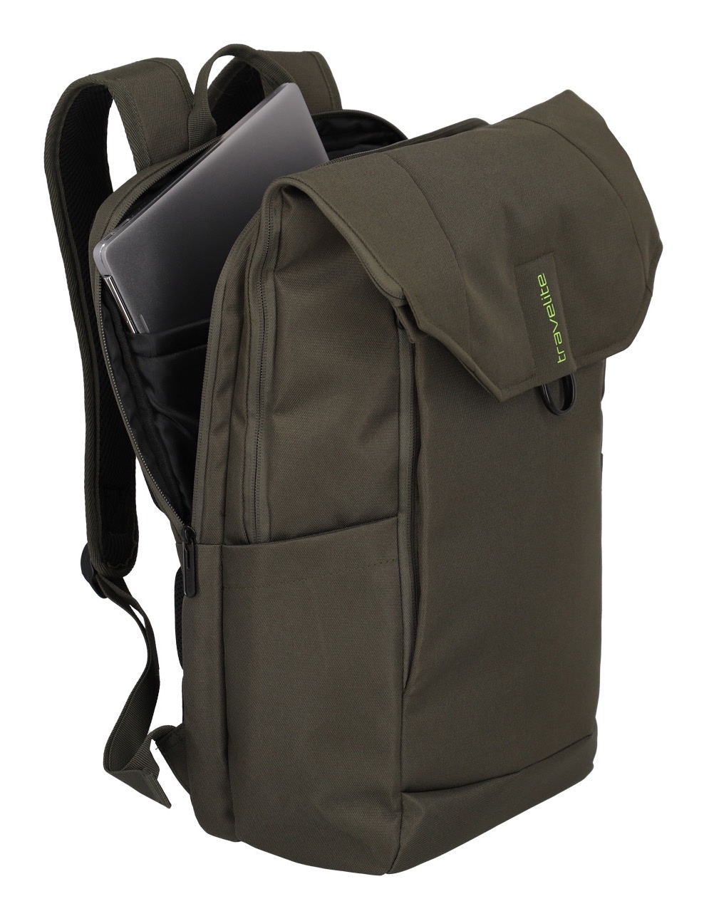 travelite Laptoprucksack »PATHWAY Fold«, Aufsteckfunktion Freizeitrucksack Seitlicher Eingriff