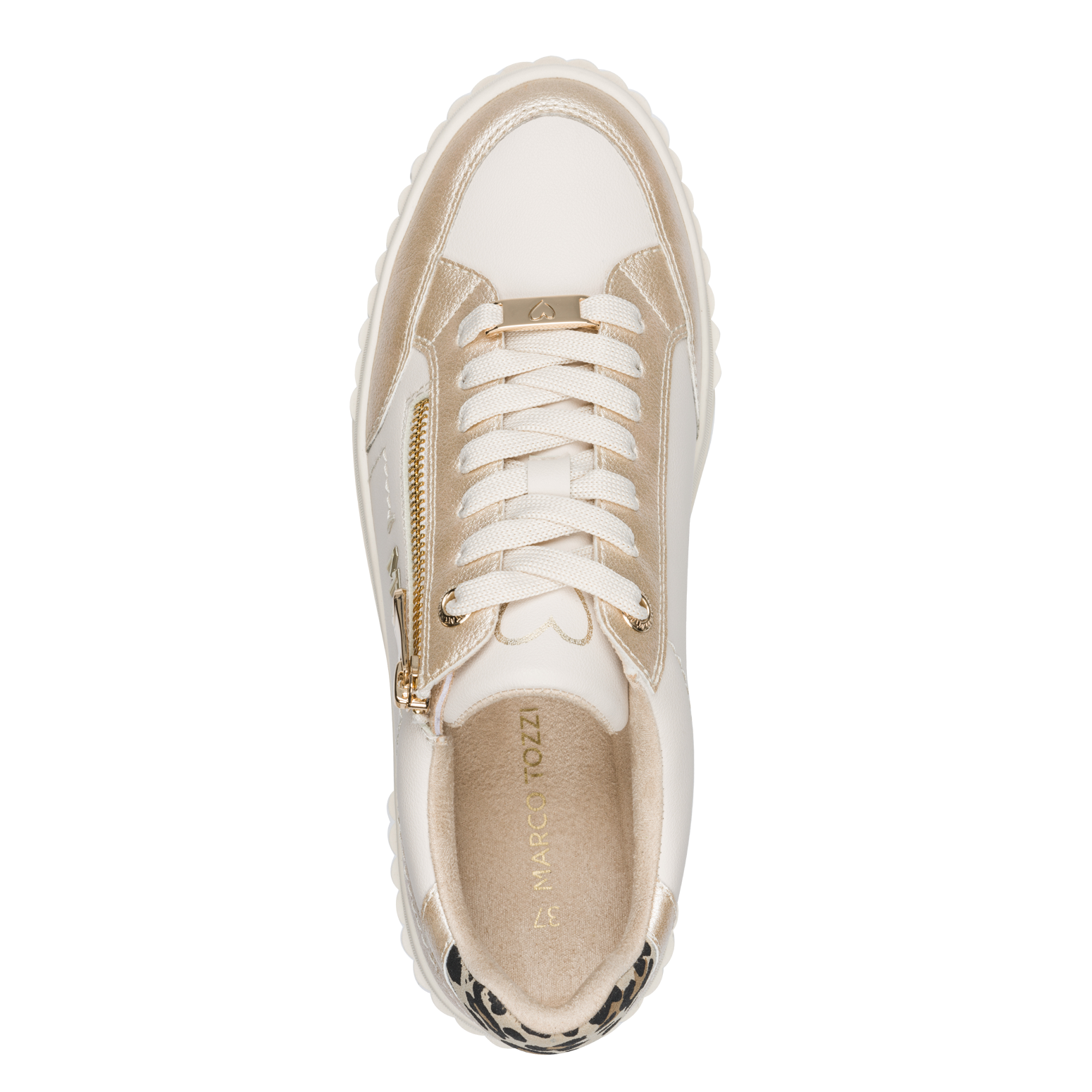 MARCO TOZZI Plateausneaker  Schnürschuh, Halbschuh, Freizeitschuh mit Feel-Me-Ausstattung