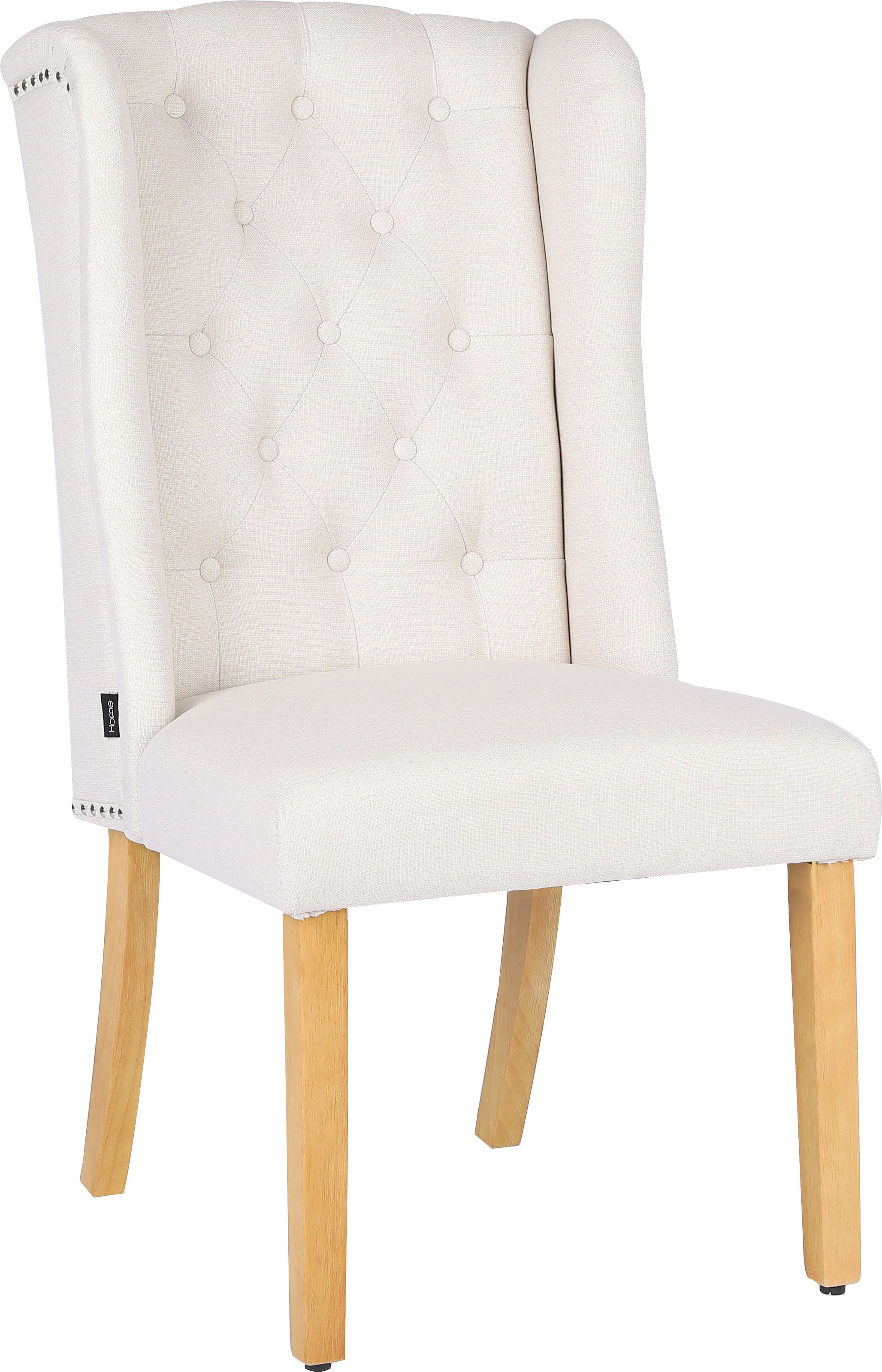 Home affaire Esszimmerstuhl »Liao«, pflegeleichter Webstoff Bezug, Knopfheftung, Sitzhöhe ca. 50 cm
