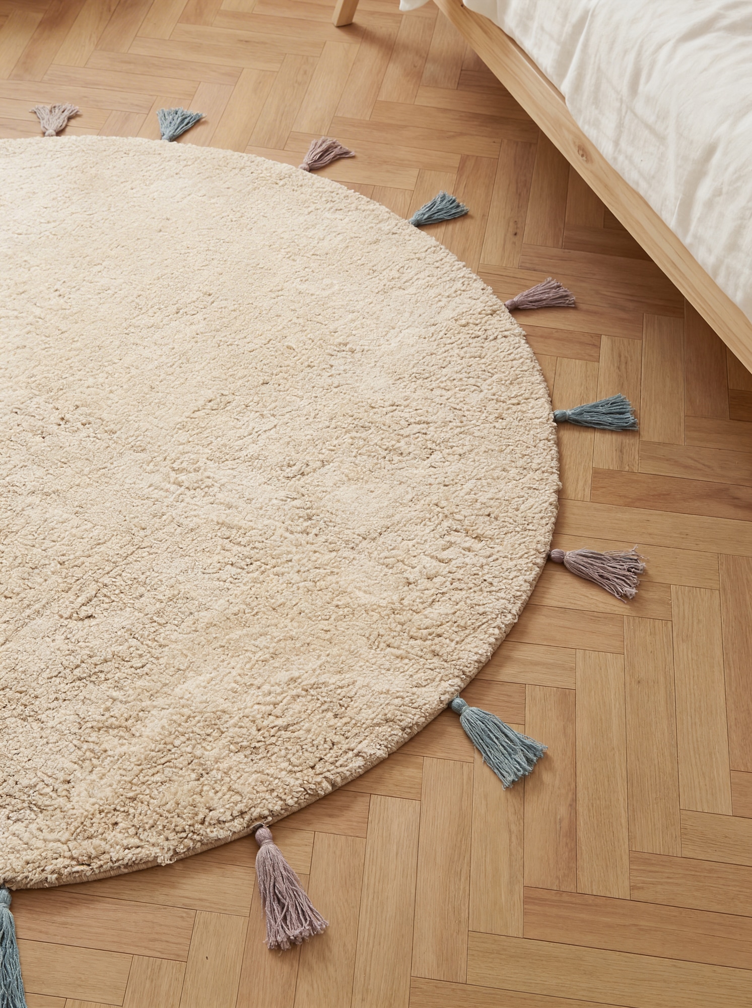 HANSE Home Kinderteppich »Sunna« Motivform 10 mm Höhe Waschbar, Handgemacht, Baumwolle, Rutschfest Spielteppich Kinderzimmer