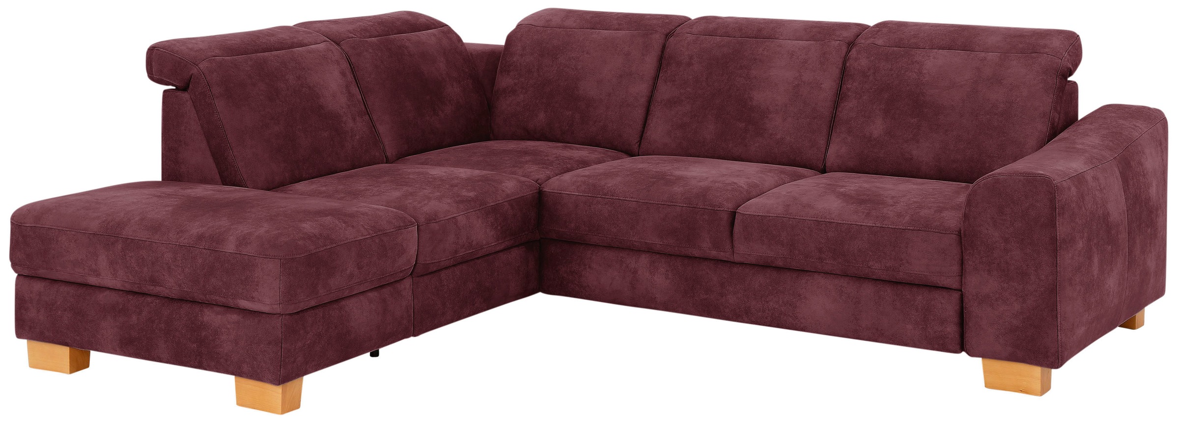 Home affaire Ecksofa »Dundee L-Form«, wahlweise mit Kopfteilverstellung und zusätzlich mit Bettfunktion