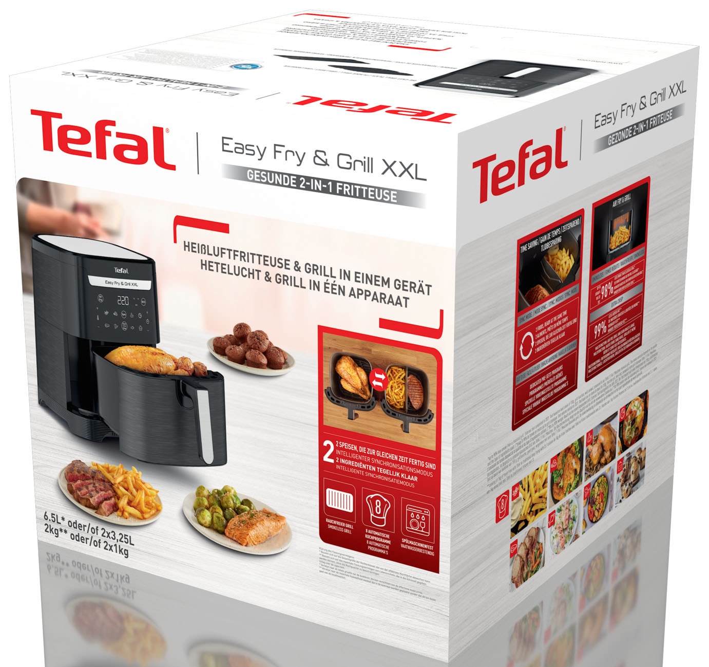 Tefal Heißluftfritteuse »EY8018 Easy Fry & Grill XXL«
