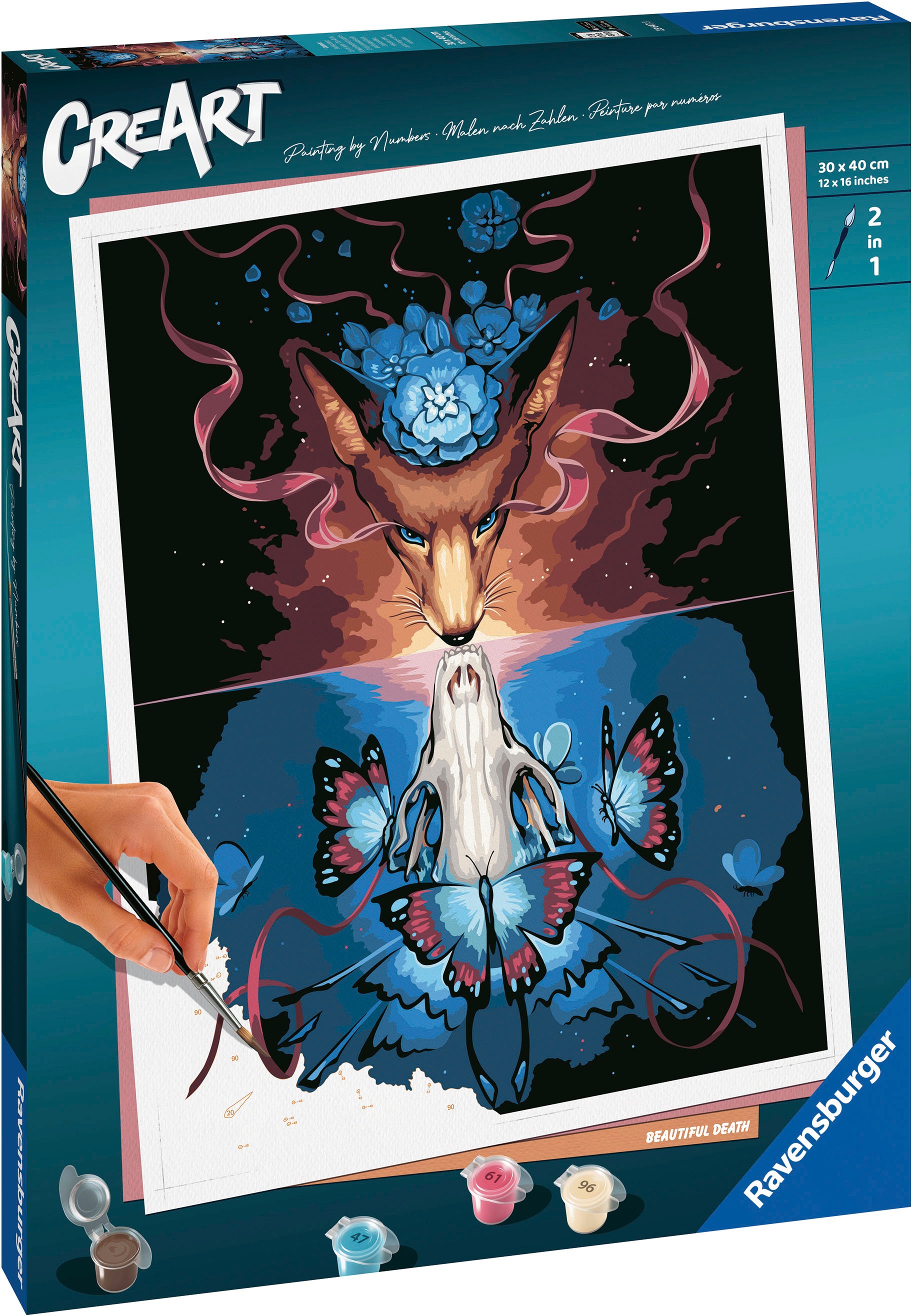 Ravensburger Malen nach Zahlen »CreArt, Beautiful Death« Made in Europe