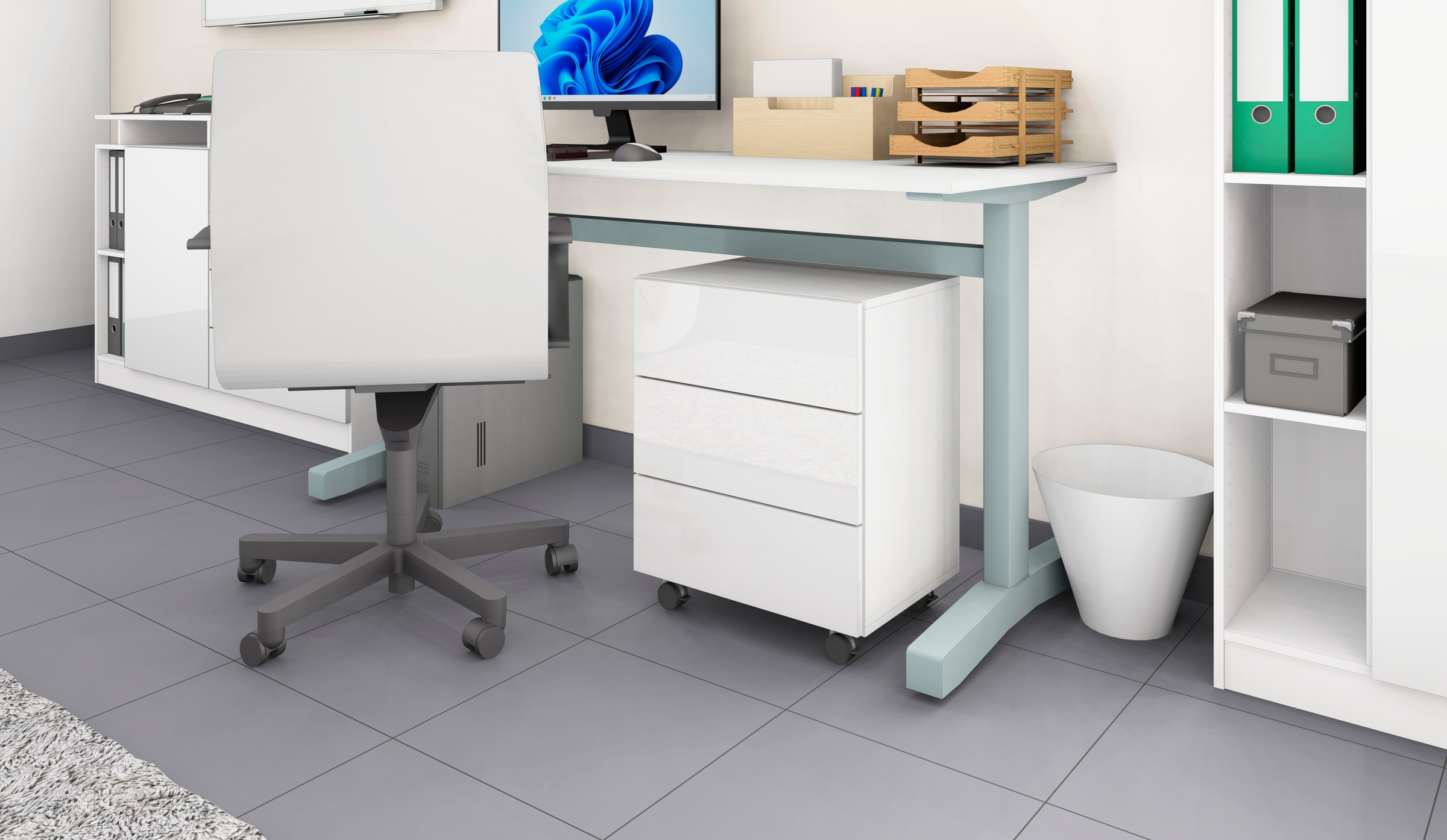 borchardt Möbel Rollcontainer "Vaasa" in moderner griffloser Optik günstig online kaufen