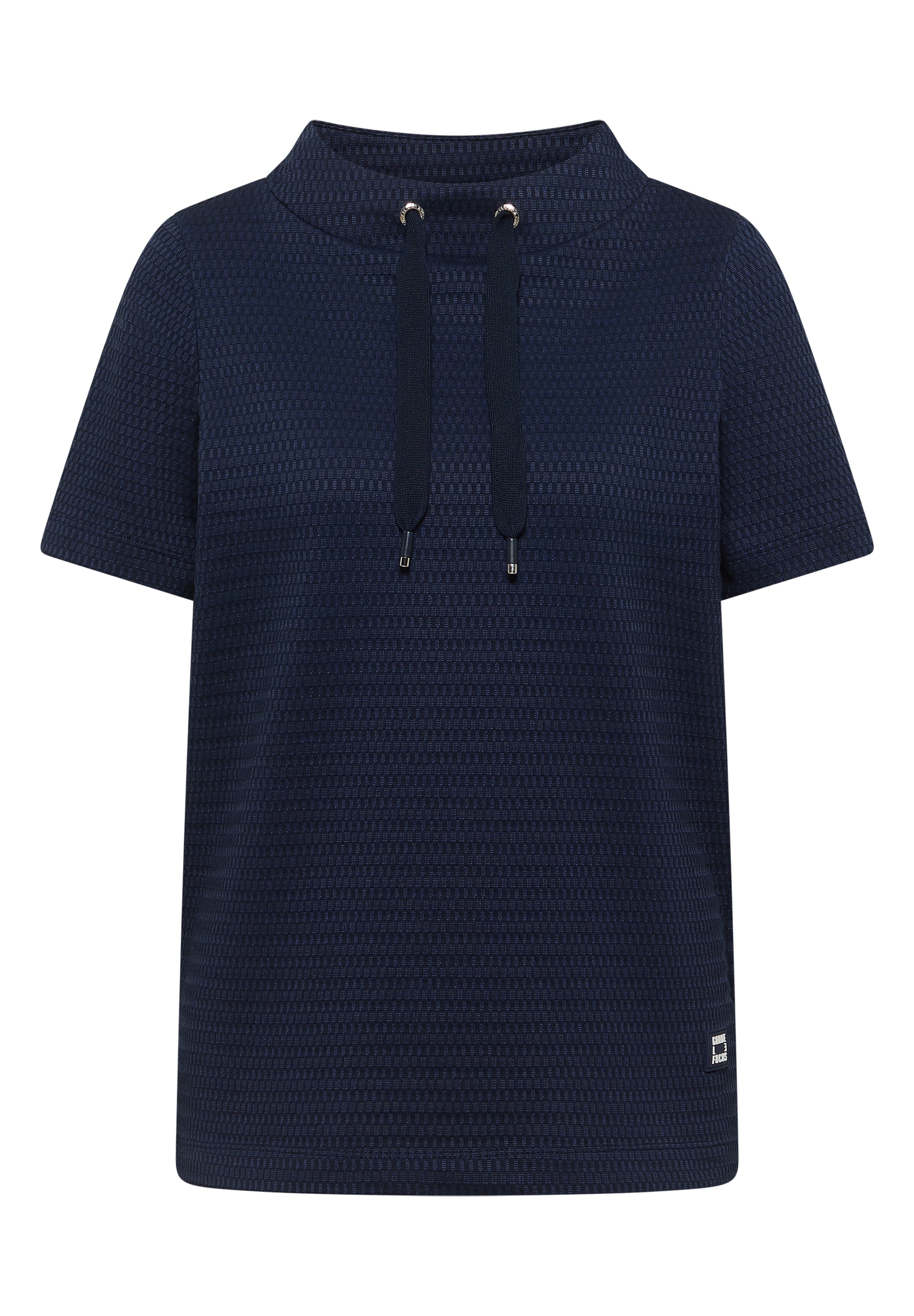 Cecil Kurzarmshirt in Two-Tone-Optik