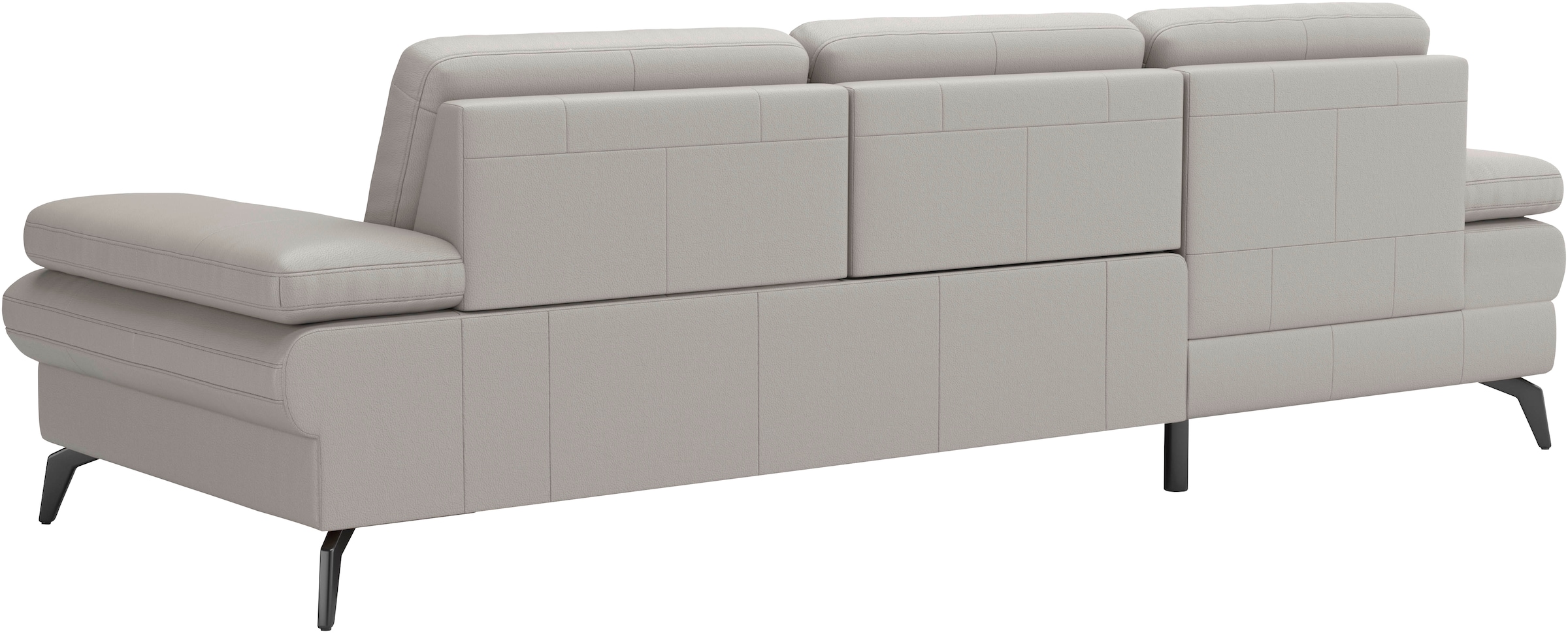 sit&more Ecksofa »Morris L-Form, inkl. Sitztiefenverstellung«, wahlweise mit Armteilverstellung, Bettfunktion & Bettkasten