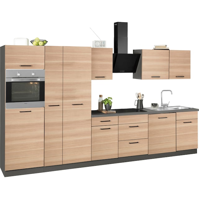 wiho Küchen Küchenzeile »Esbo«, mit E-Geräten, Breite 360 cm online  bestellen