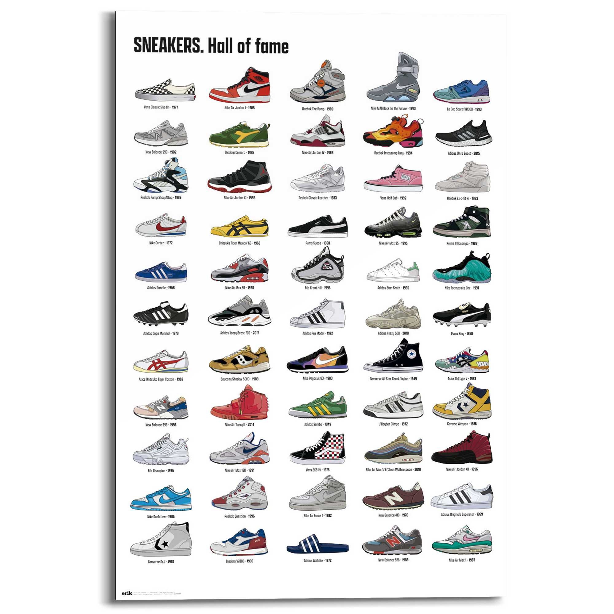 Reinders! Deco-Panel »Sneaker-Kollektion«, Hobbyraum - Mehrfarbig - MDF - F günstig online kaufen