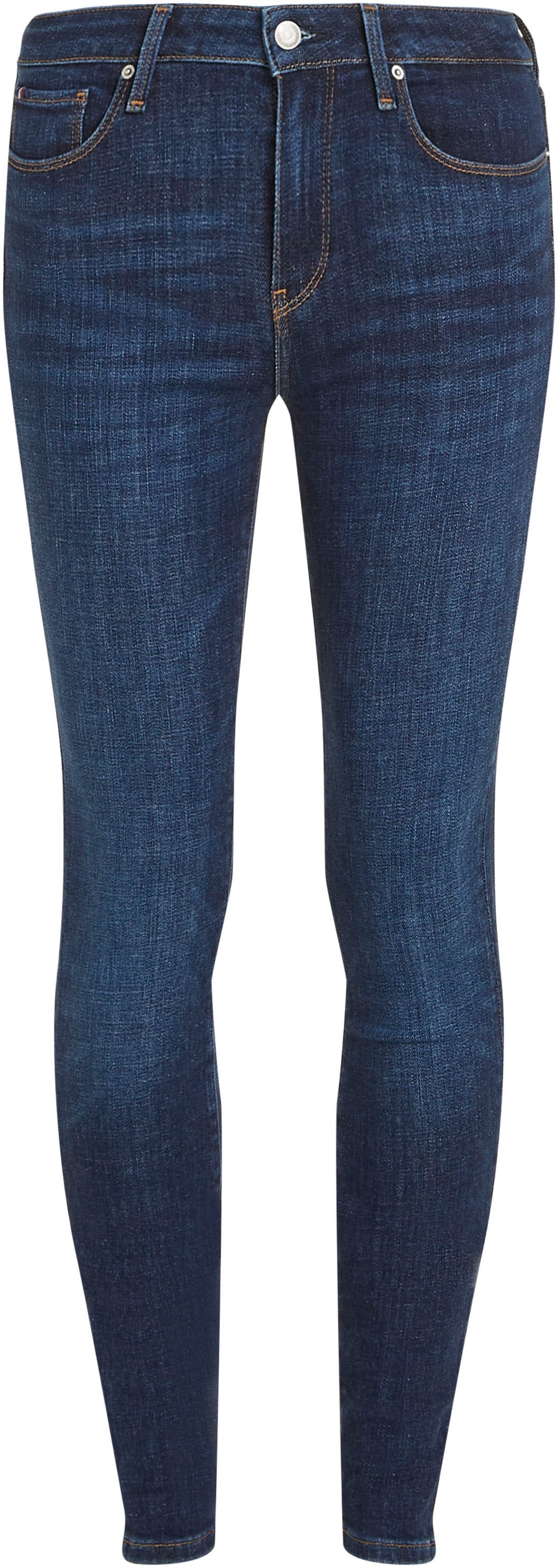 Tommy Hilfiger Curve Skinny-fit-Jeans »CRV TH FLX HARLEM SKNNY HW PAM«, mit Logostickerei