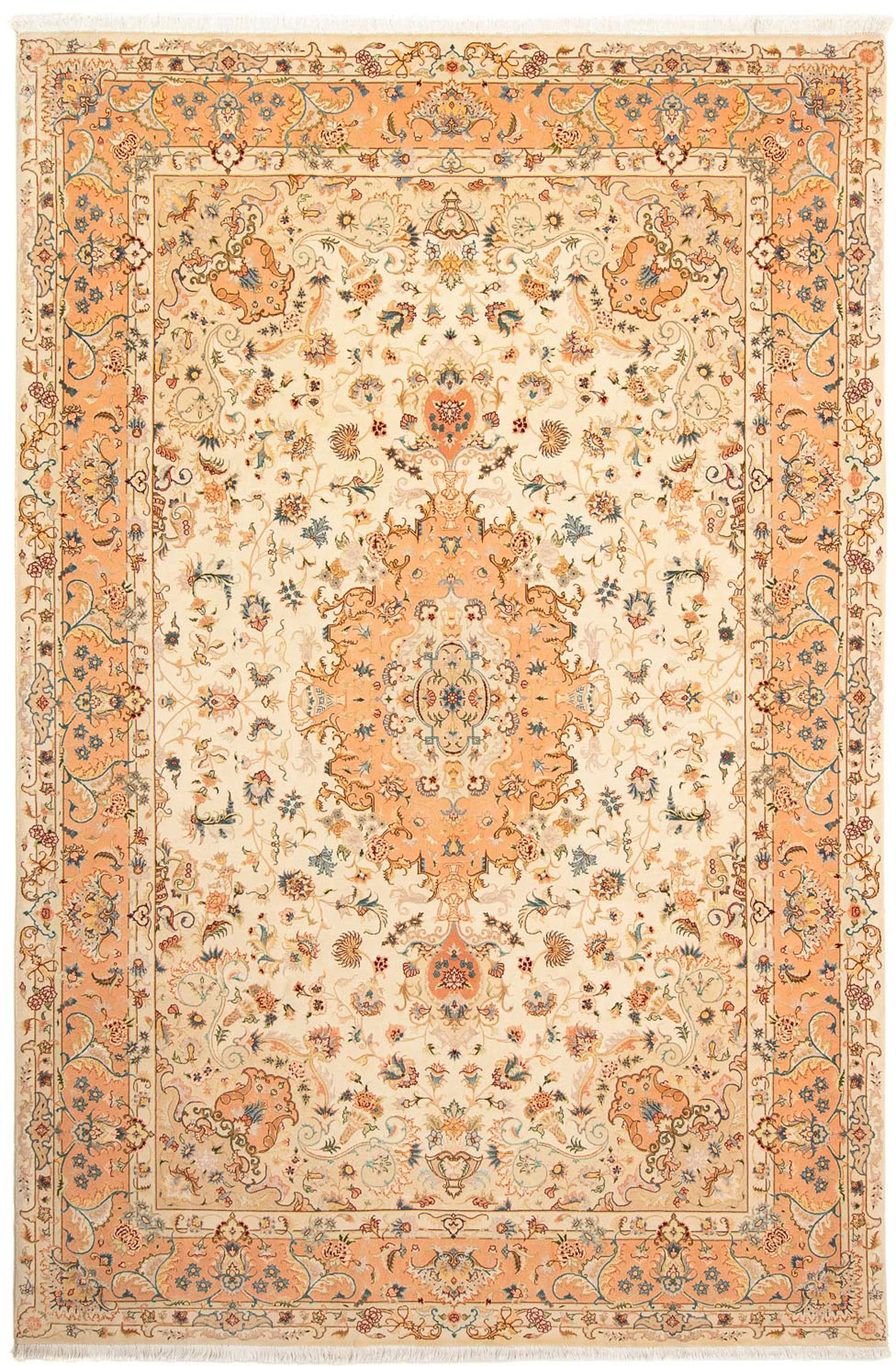 morgenland Orientteppich »Perser - Täbriz - Royal - 300 x 202 cm - beige«, günstig online kaufen