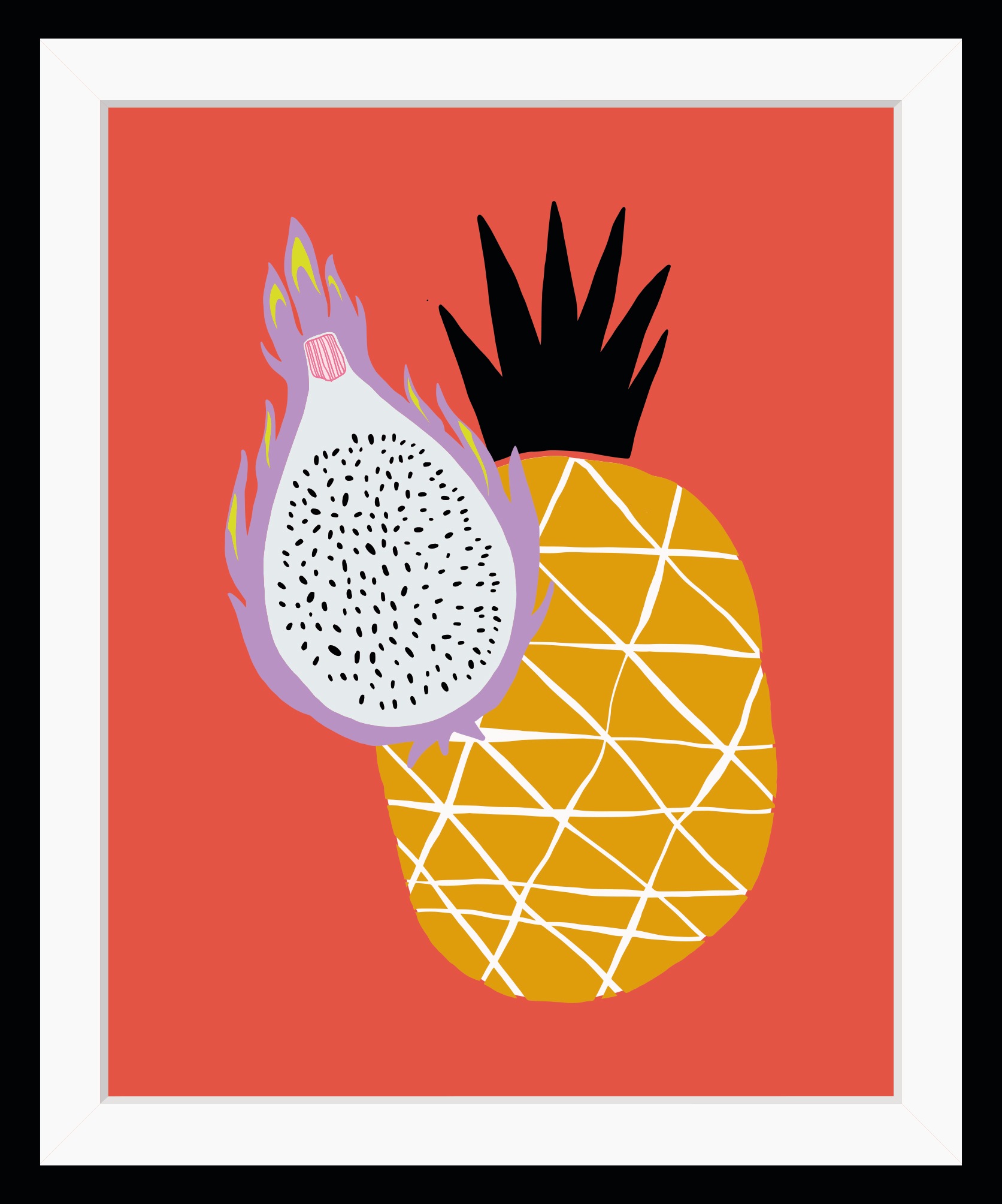 queence Bild »Marianne«, Obst-Obst Bilder-Kunst-Lebensmittel-Ananas, HD Pre günstig online kaufen
