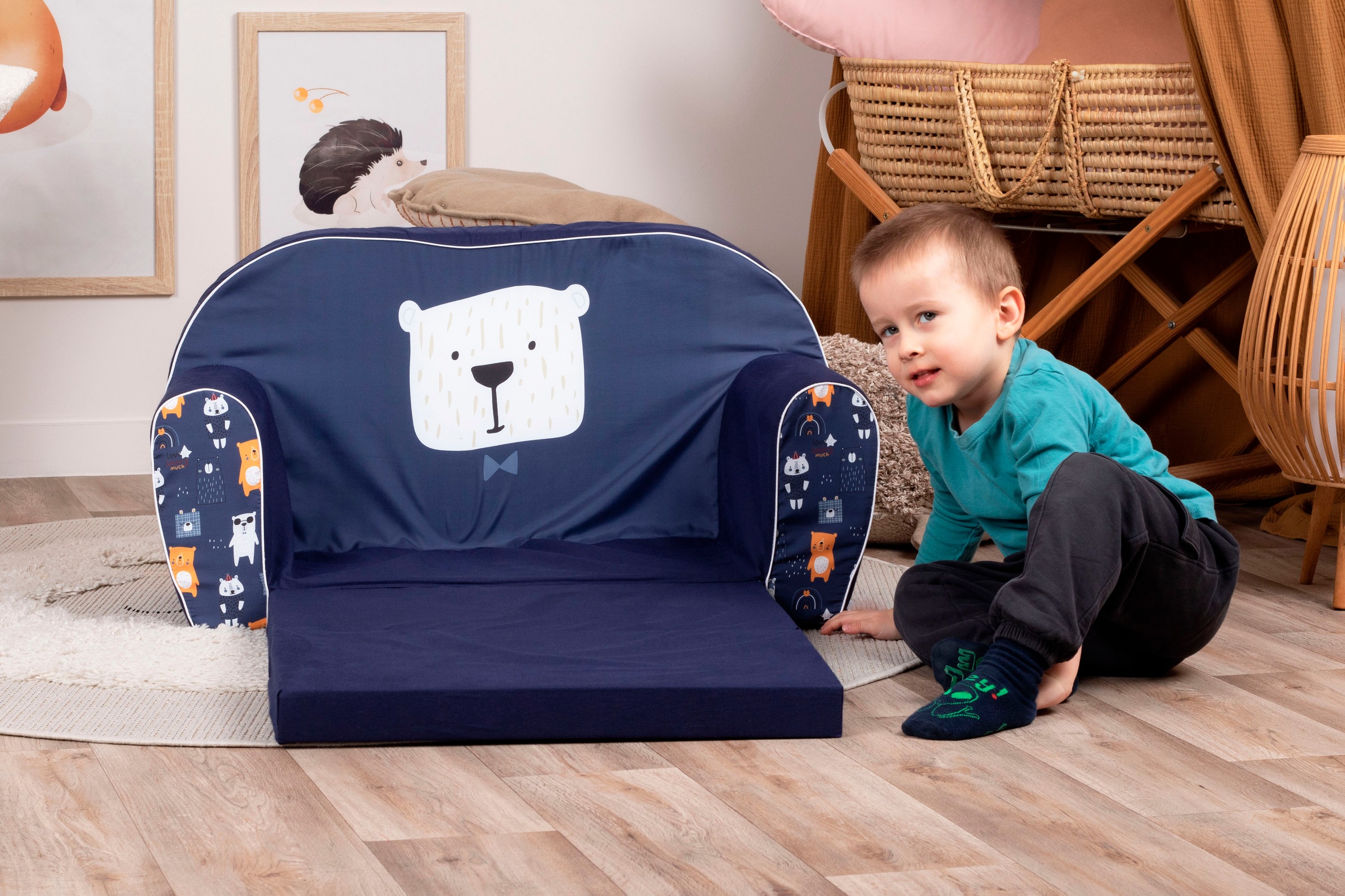 Knorrtoys® Sofa »Pretty bear«, für Kinder; Made in Europe