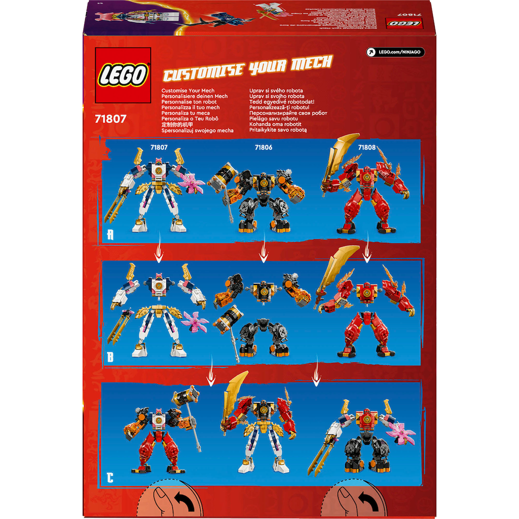 LEGO® Konstruktionsspielsteine »Soras Technikmech (71807), LEGO Ninjago«, (209 St.)