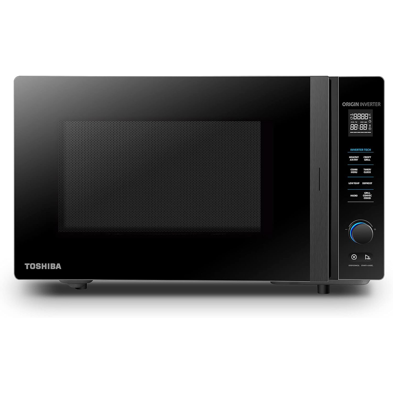 TOSHIBA Mikrowelle »MV-TC25T(BK)« Grill Heißluft Mikrowelle 4-in-1 Schwarz