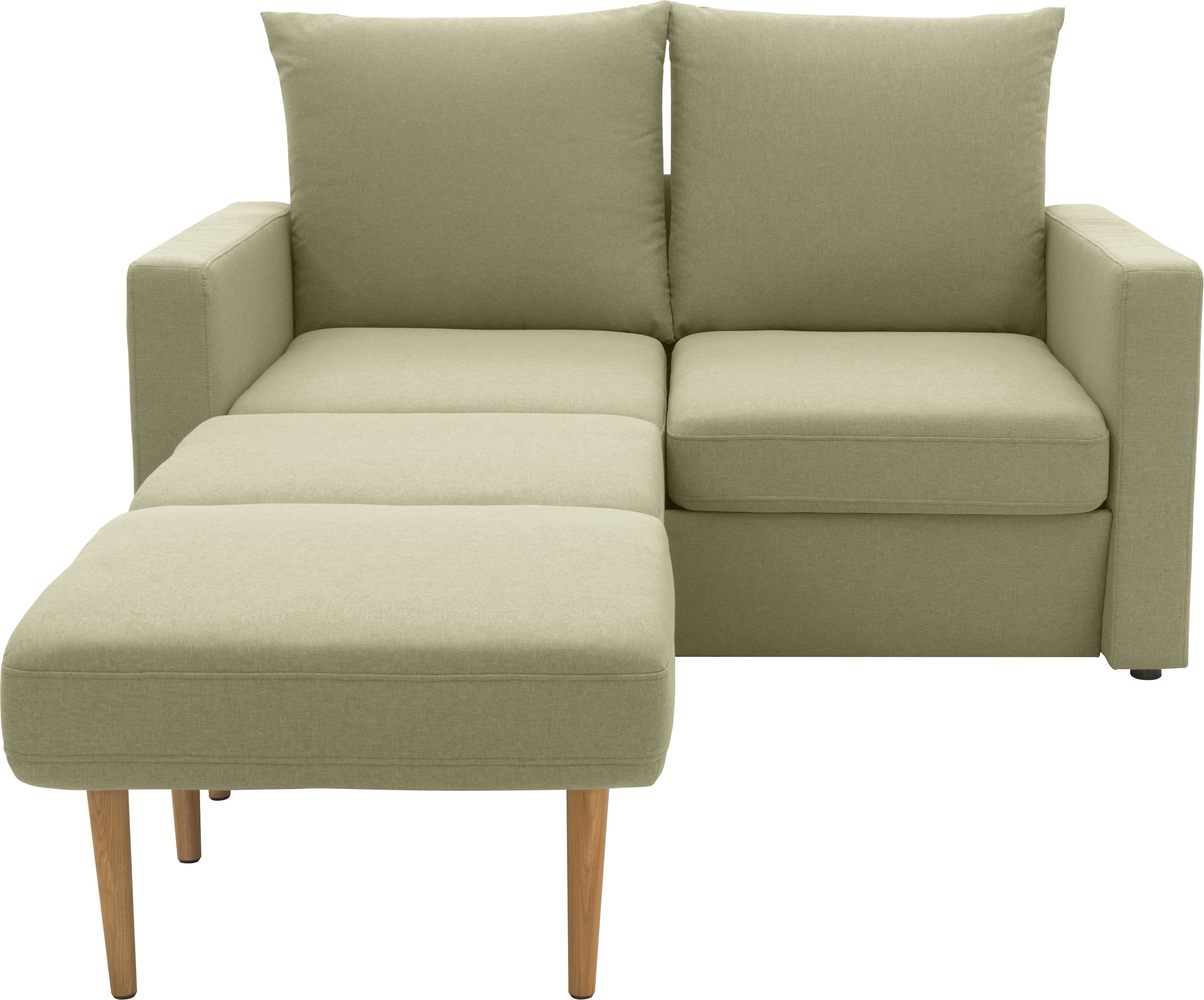 DOMO collection 2-Sitzer »Slunce, Outdoor-Raumwunder«, 2-Sitzer inkl. 2 Hocker, Outdoor geeignet