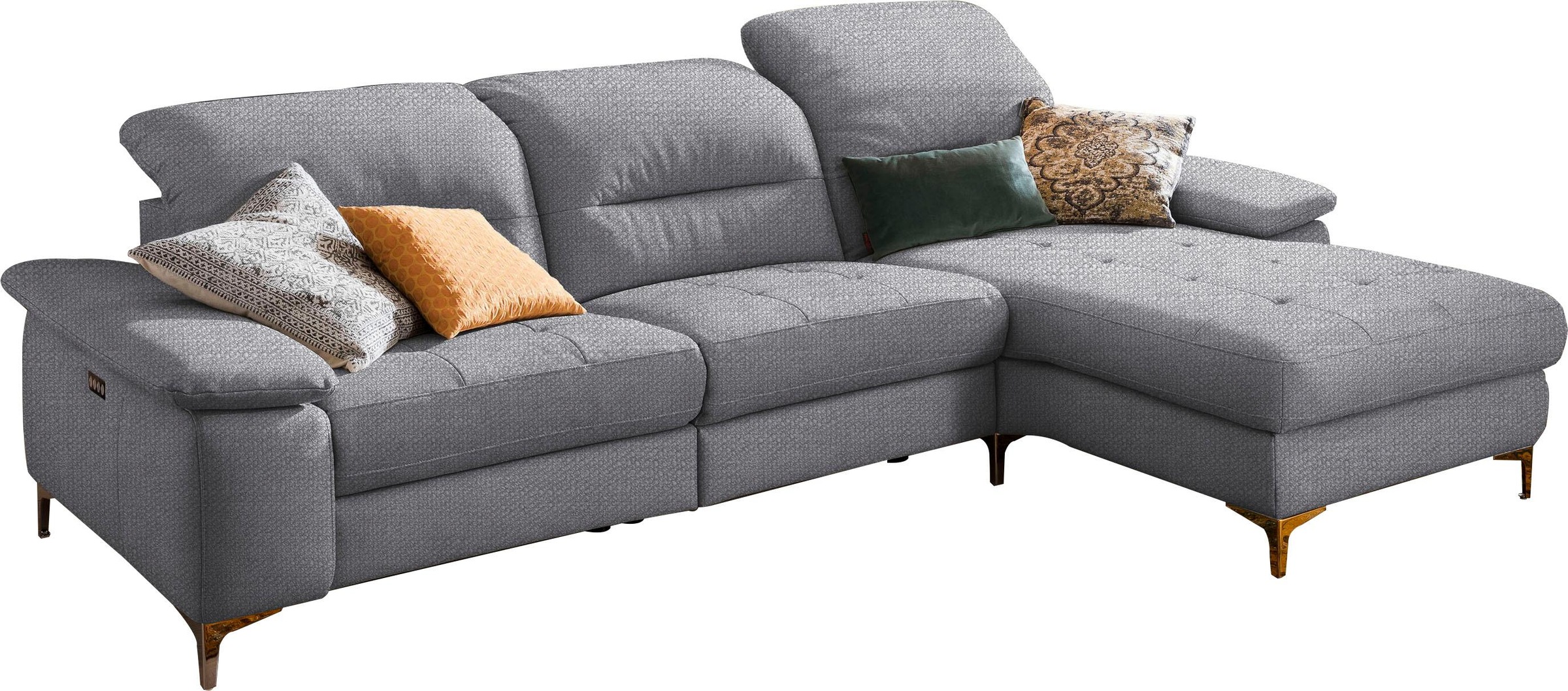 Home affaire Ecksofa »Basel L-Form« mit vollmotorischer Relaxfunktion und m günstig online kaufen