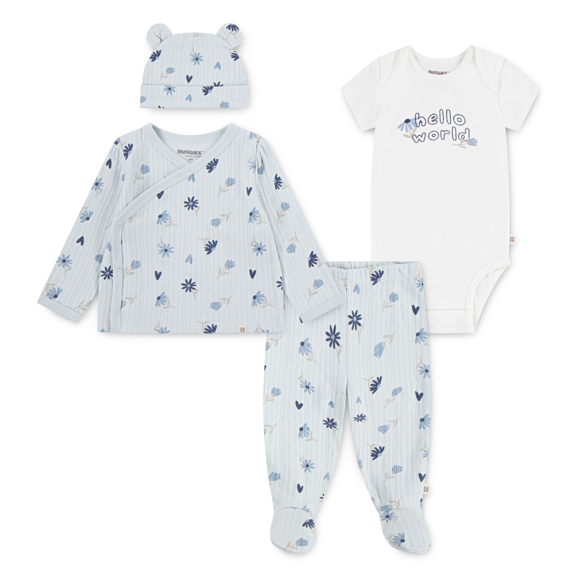 HUGGIES babywear Neugeborenen-Geschenkset