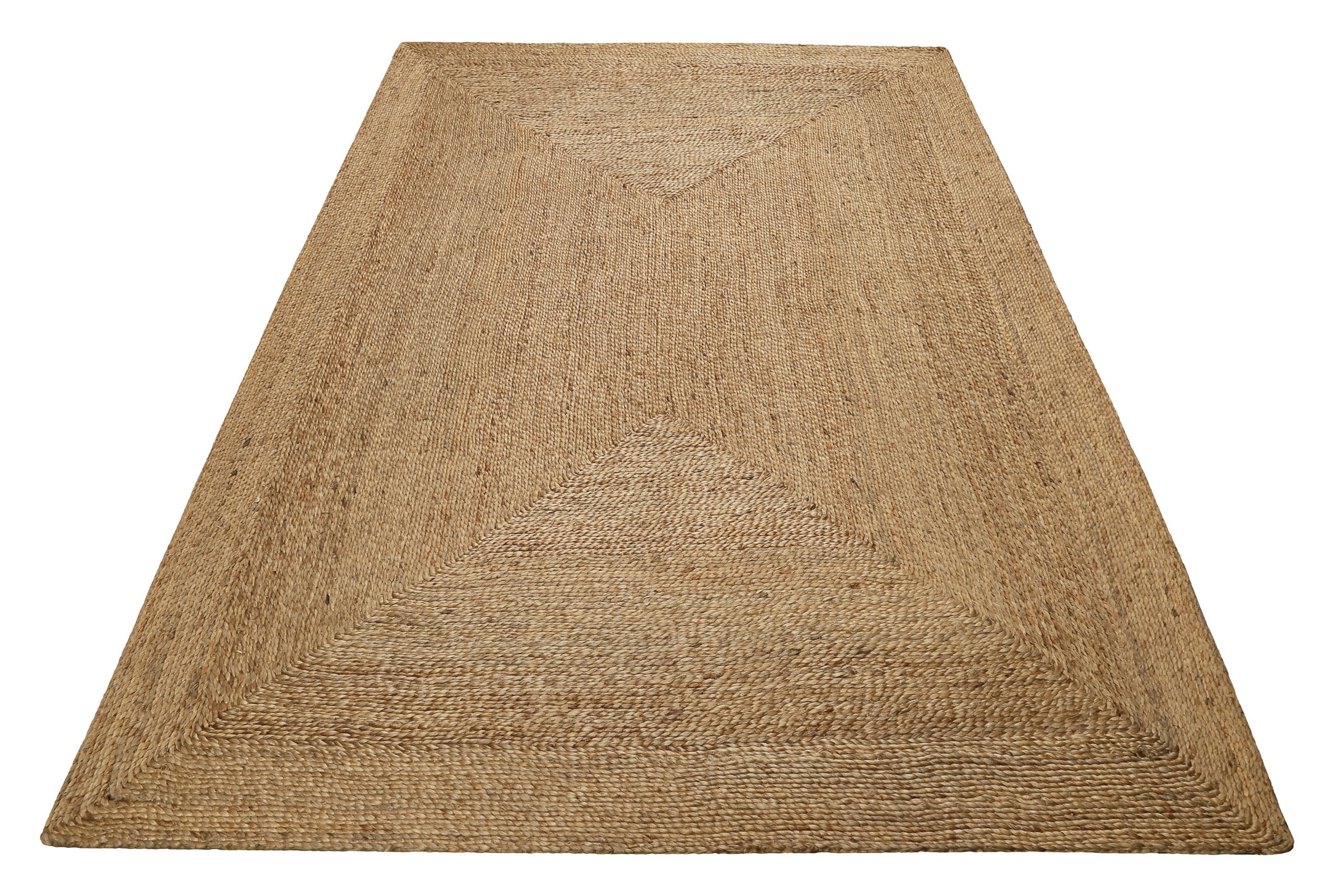 Green Looop Teppich »Collins«, rechteckig, 12 mm Höhe, handgewebt, robust, strapazierfähig, Jute, Natur, Wohnzimmer