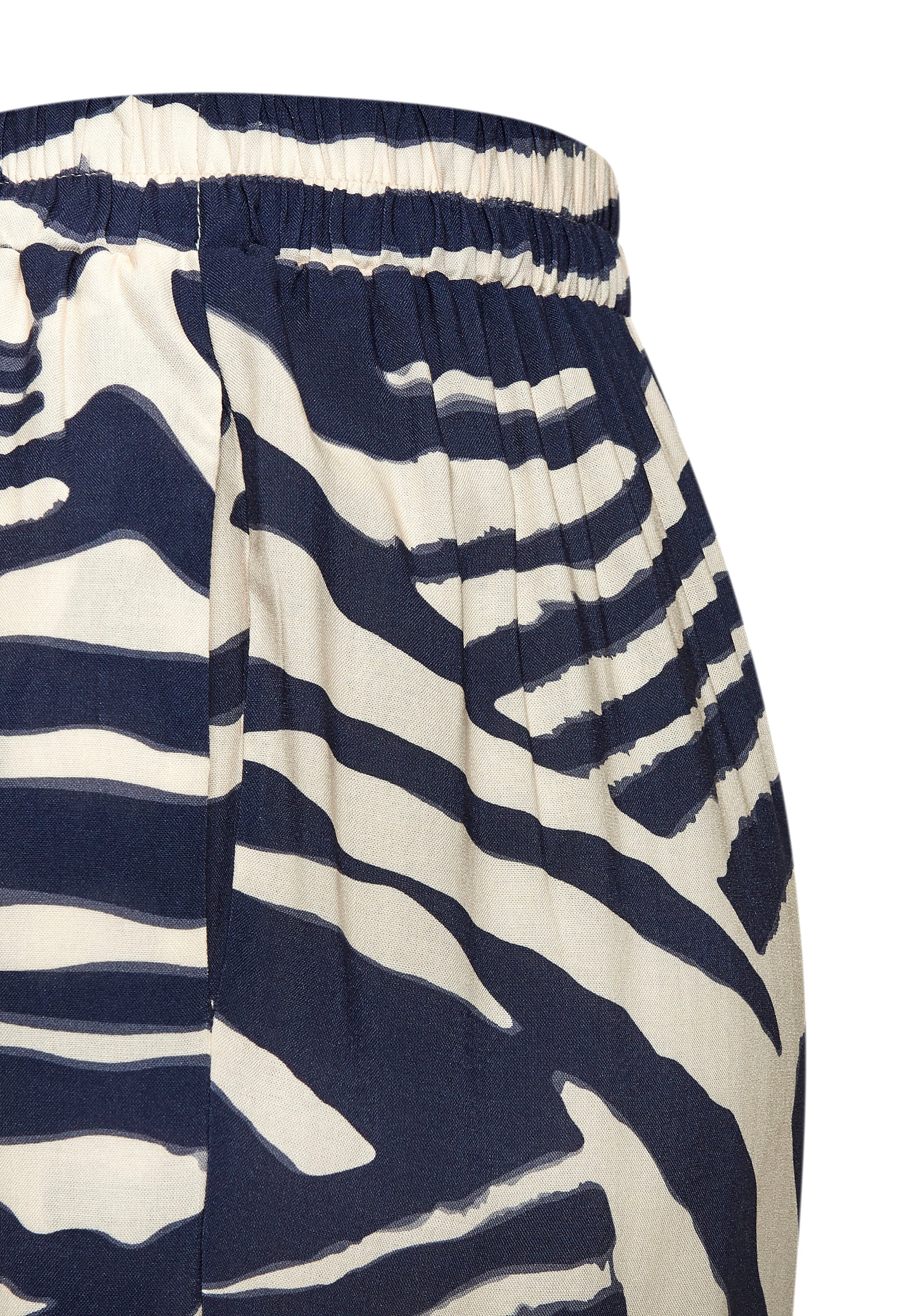 LASCANA Palazzohose, mit Animalprint, Schlupfhose, Wide-Leg, modisch