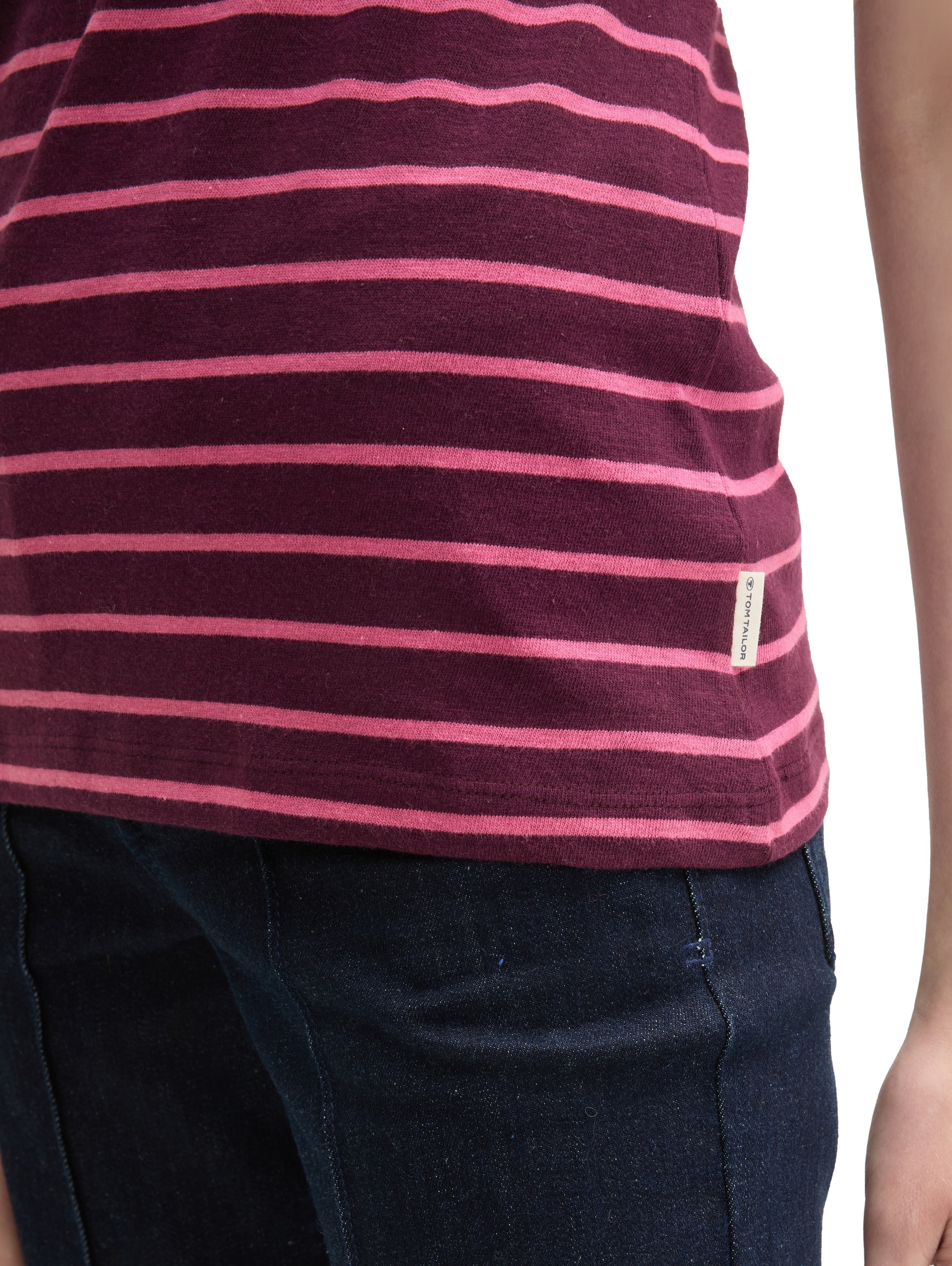 TOM TAILOR T-Shirt lässige Streifenoptik