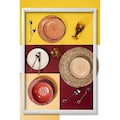 Villa d'Este Tafelservice »Shades of Suncset Baku«, (Set, 12 tlg.), Geschirr, Teller Set (Speiseteller, Suppenteller, Dessertteller)