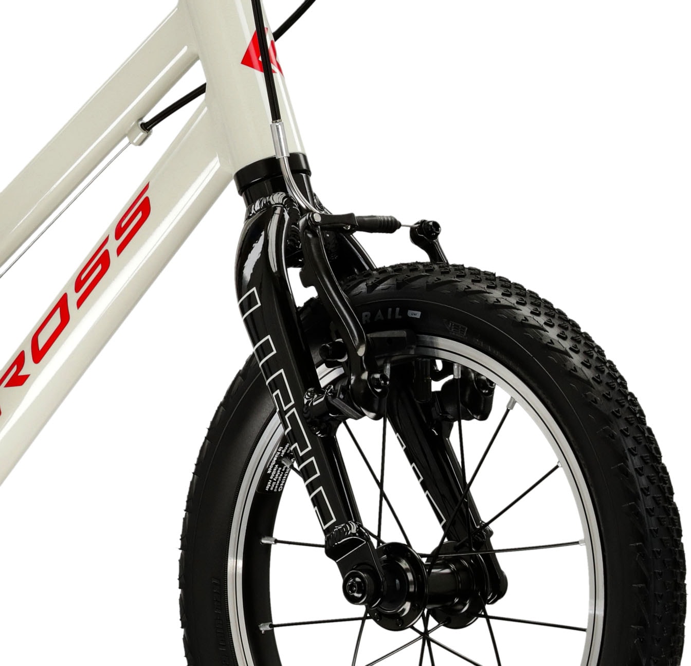 Kross Kinderfahrrad »KROSS Kinderrad Lightweight Liftie 14" grau«, 1 Gang, ohne Schaltung